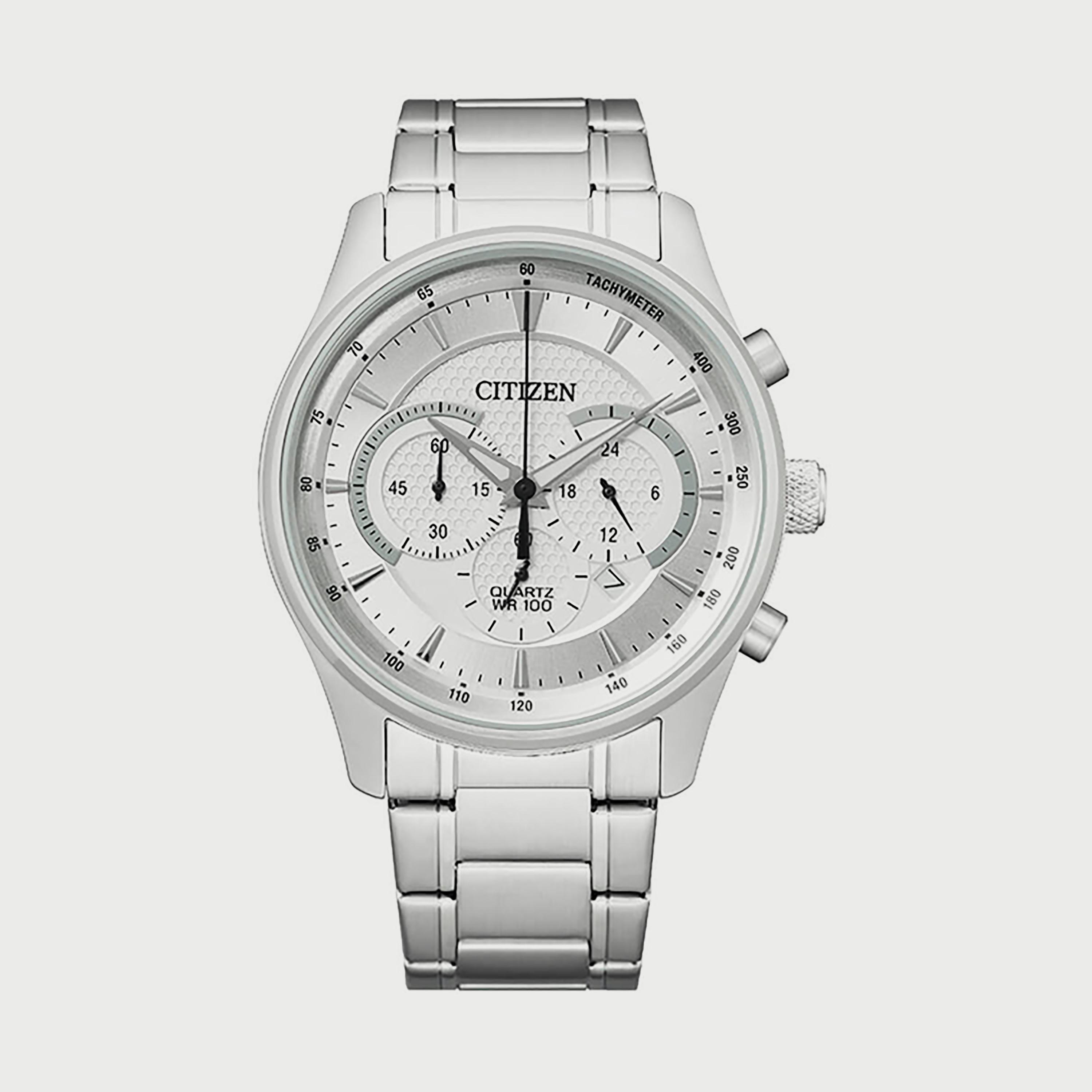 ساعة سيتيزن للرجال 42 ملم كرونوغراف فضي من الستانلس ستيل - AN8190-51A-men-watchesandjewellery-watches-image-1