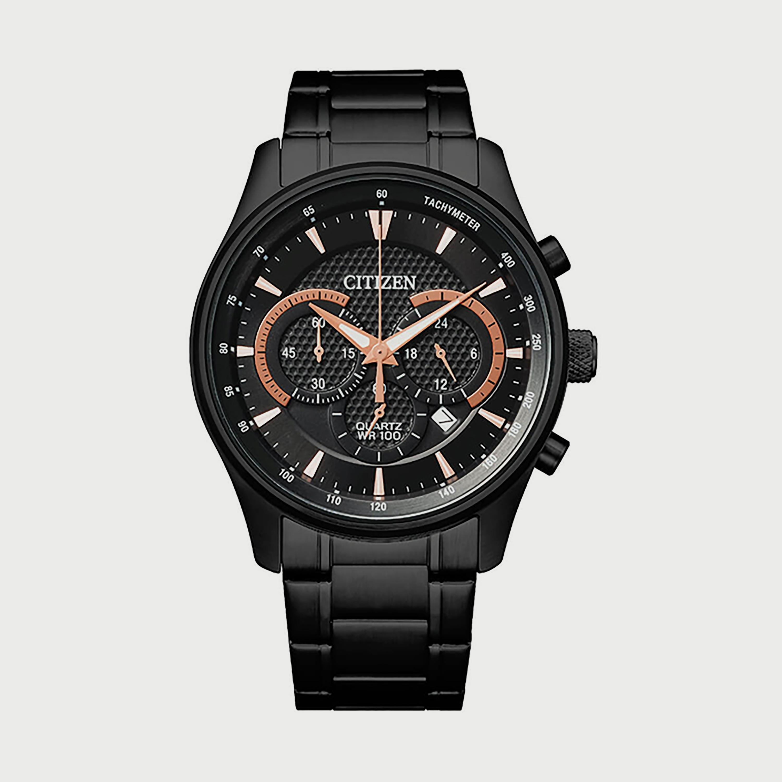 Citizen Men's 42 MM Black Chronograph Stainless Steel Watch - AN8195-58E-men-watchesandjewellery-watches-image-1