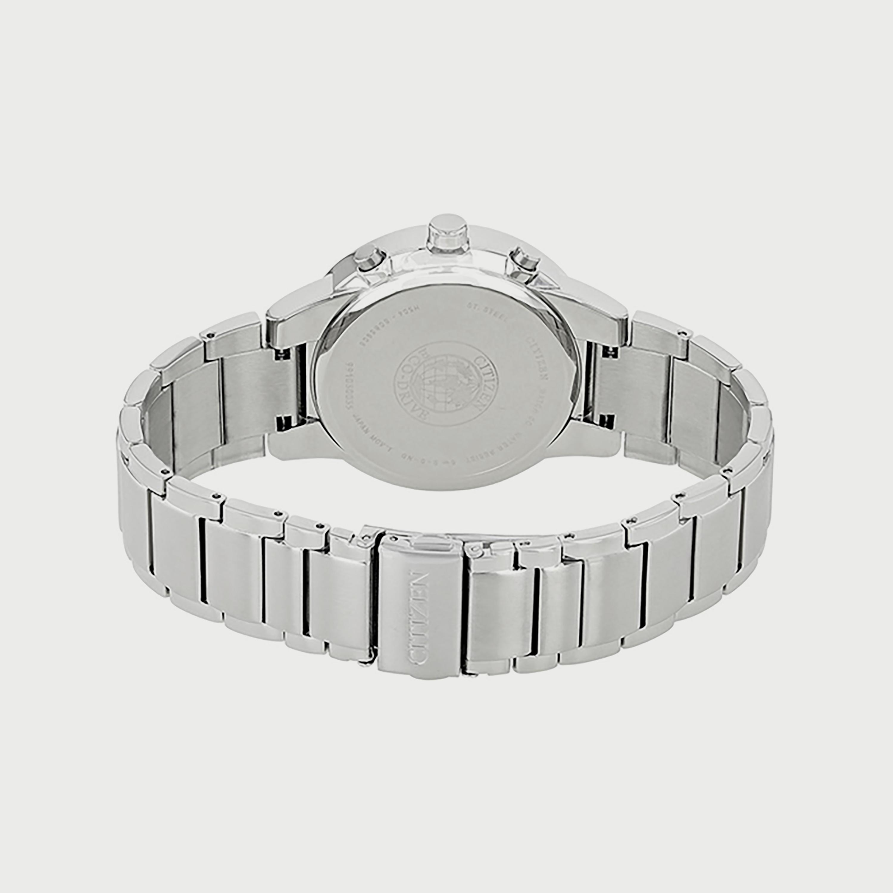 ساعة سيتيزن ايكو درايف للرجال 43 ملم فضي كرونوغراف ستانلس ستيل - AT2240-51E-men-watchesandjewellery-watches-image-3