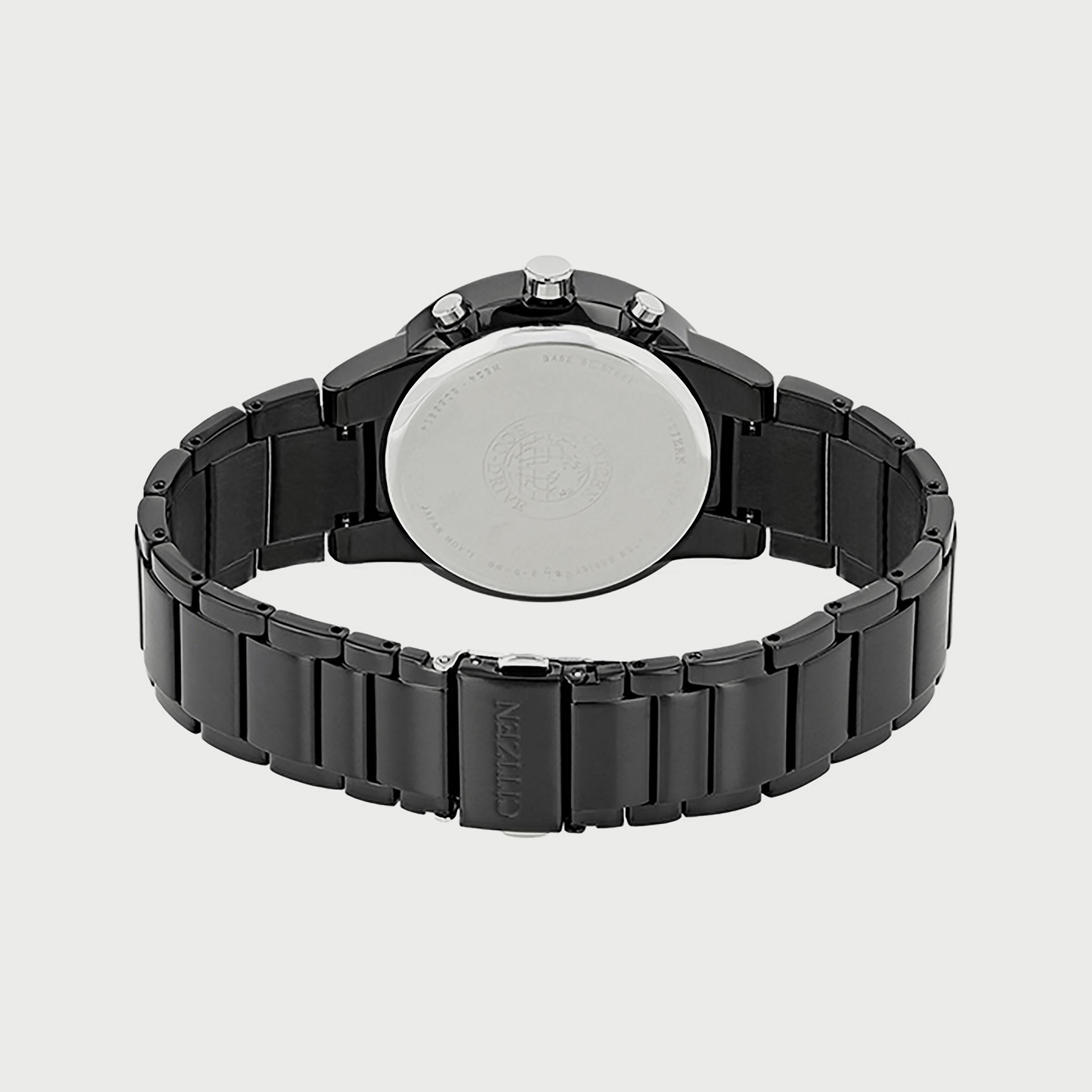 ساعة سيتيزن ايكو درايف للرجال 43 ملم كرونوغراف سوداء من الستانلس ستيل - AT2245-57E-men-watchesandjewellery-watches-image-3