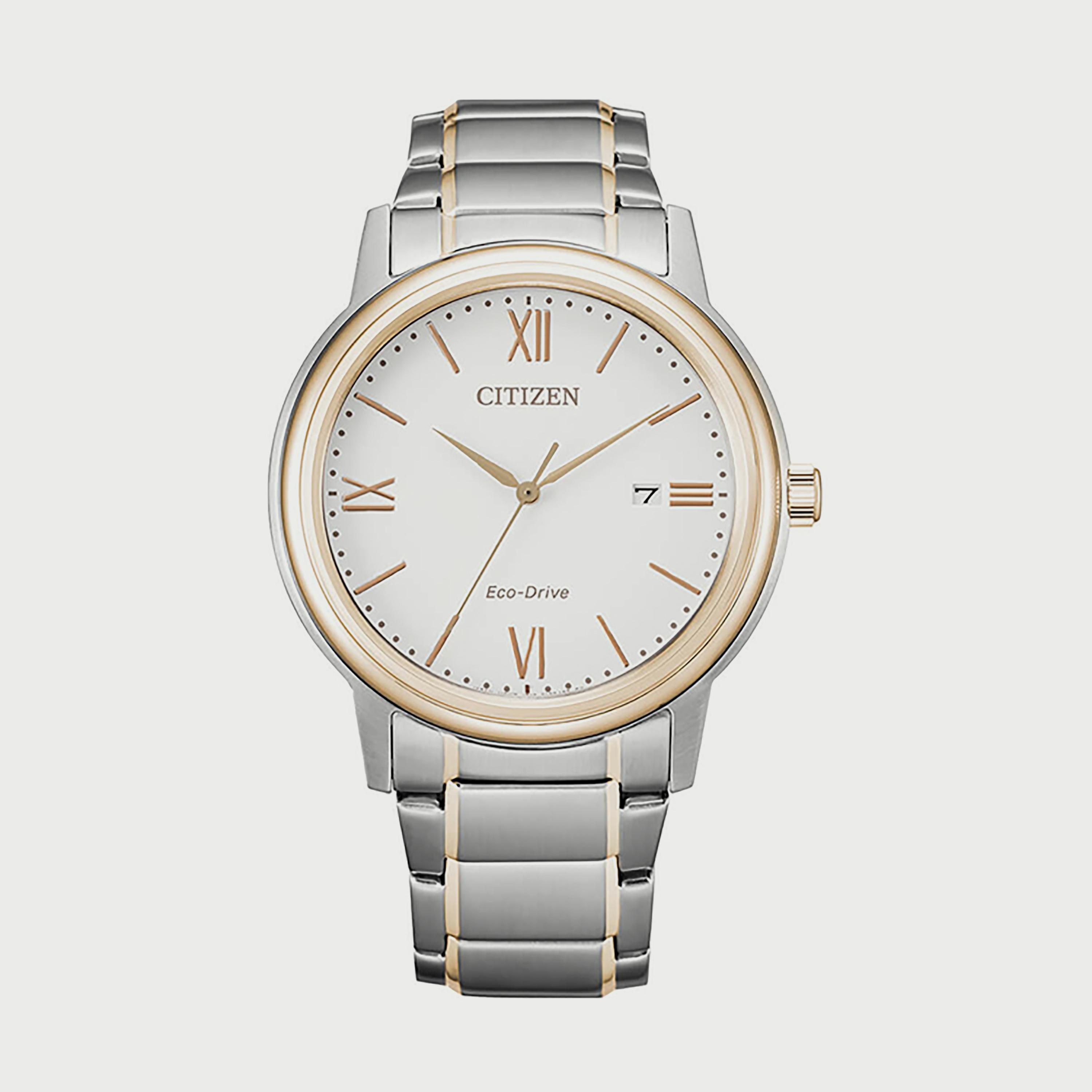 ساعة سيتيزن ايكو درايف للرجال 41 ملم فضي انالوج بعقارب ستانلس ستيل - AW1676-86A-men-watchesandjewellery-watches-image-1
