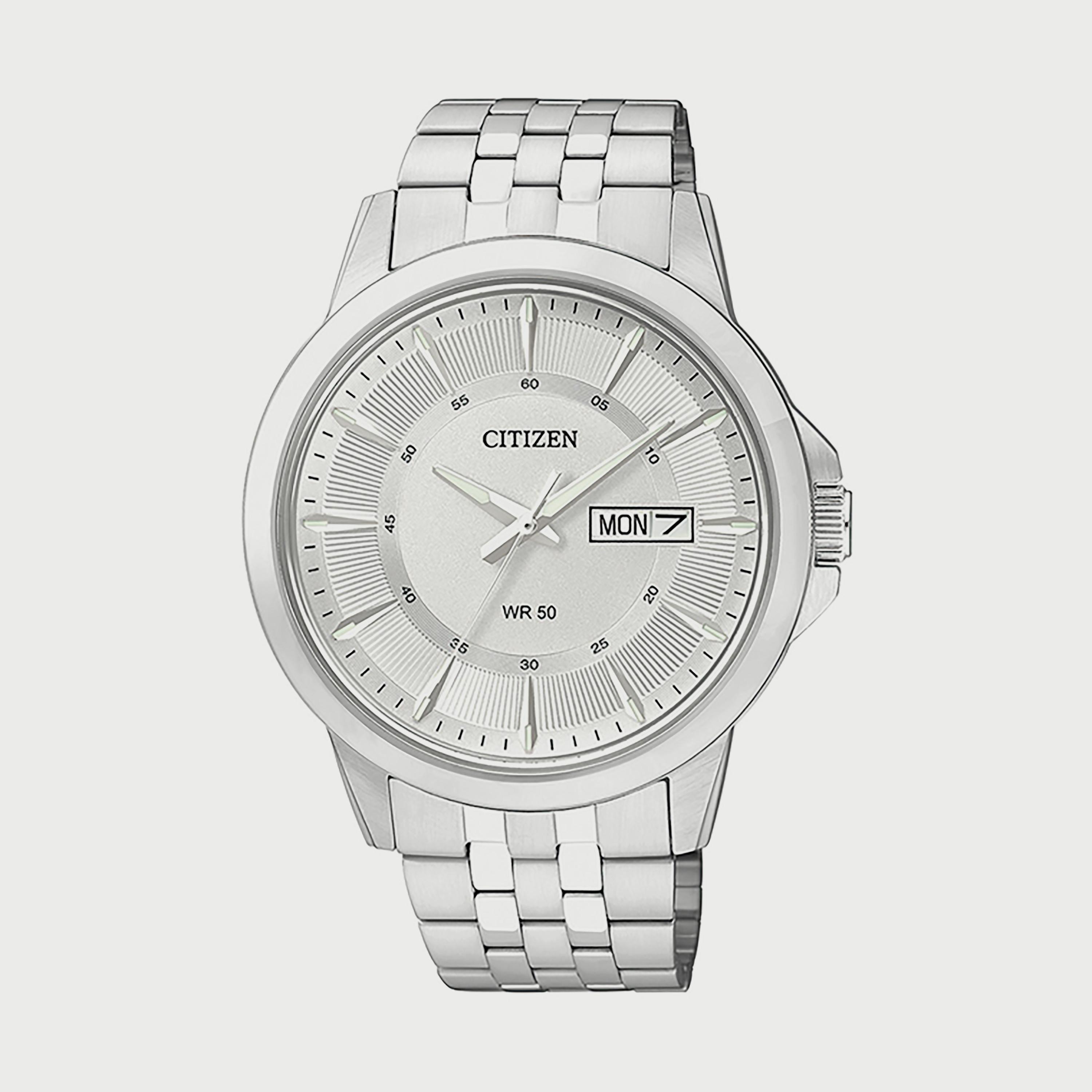 ساعة سيتيزن للرجال 41 ملم انالوج بعقارب ستانلس ستيل - BF2011-51A-men-watchesandjewellery-watches-image-1
