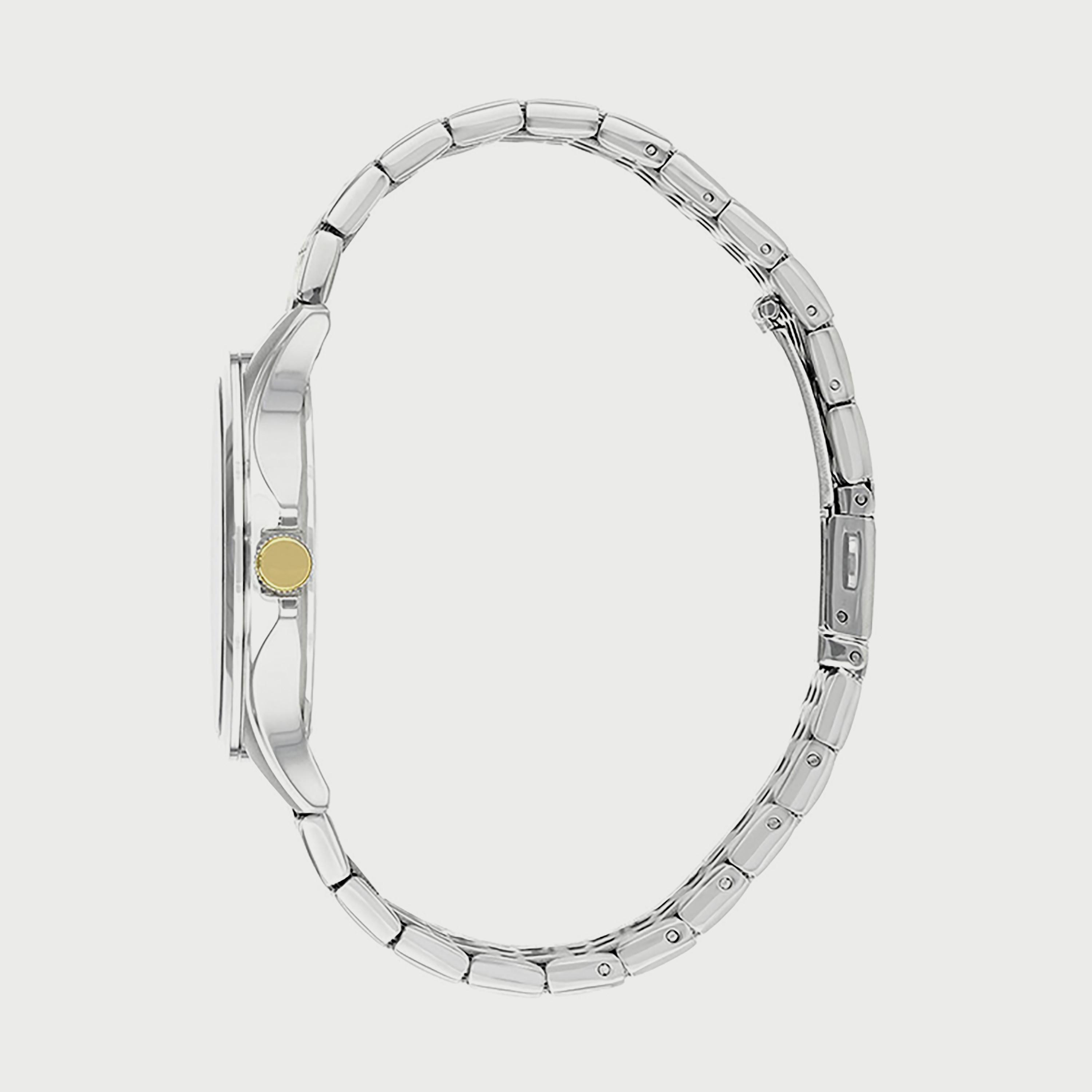 ساعة سيتيزن للرجال 41 ملم انالوج فضي وذهبي من الستانلس ستيل - BF2024-50L-men-watchesandjewellery-watches-image-2