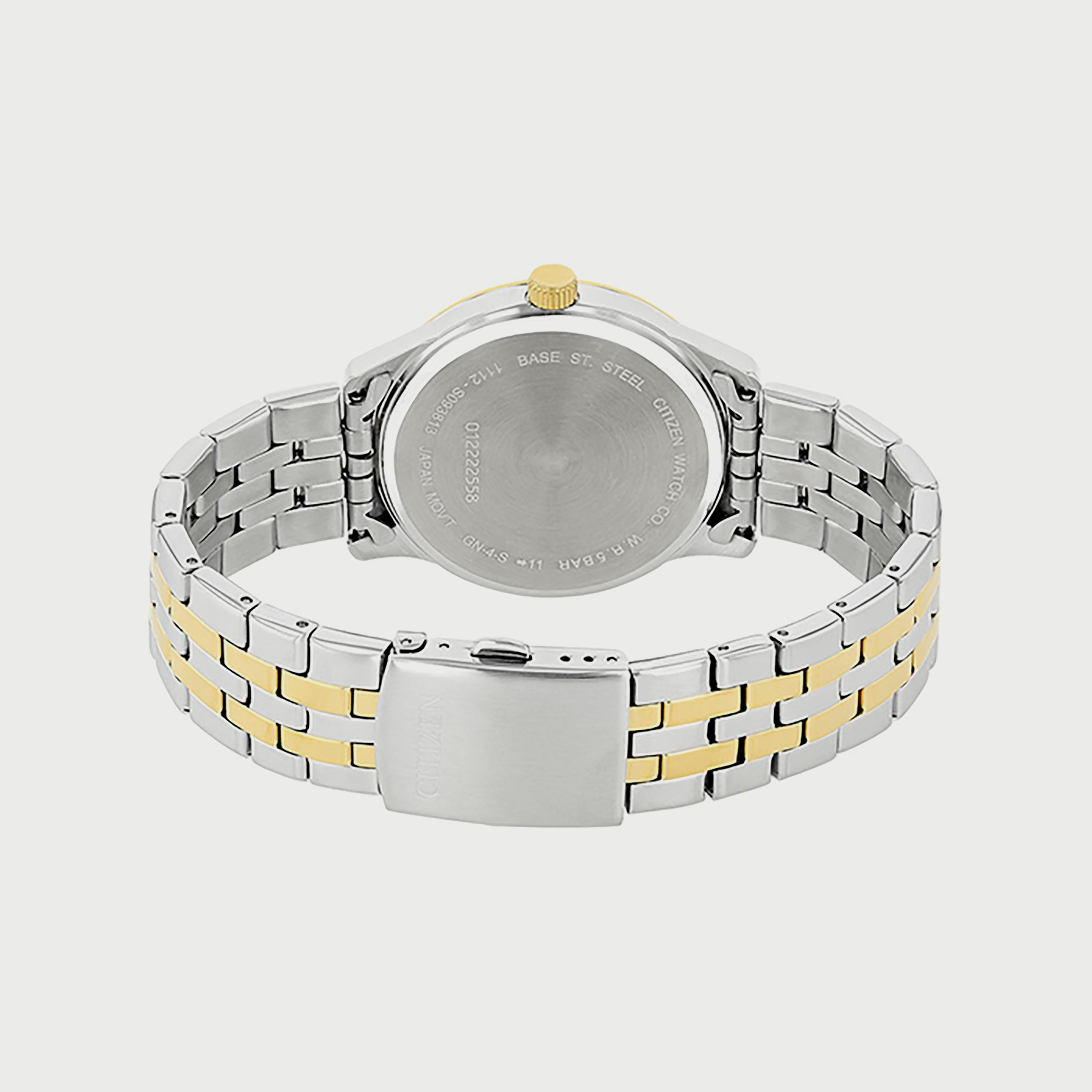 ساعة سيتيزن للرجال 40 ملم انالوج فضي وذهبي من الستانلس ستيل - BI1054-80E-men-watchesandjewellery-watches-image-3