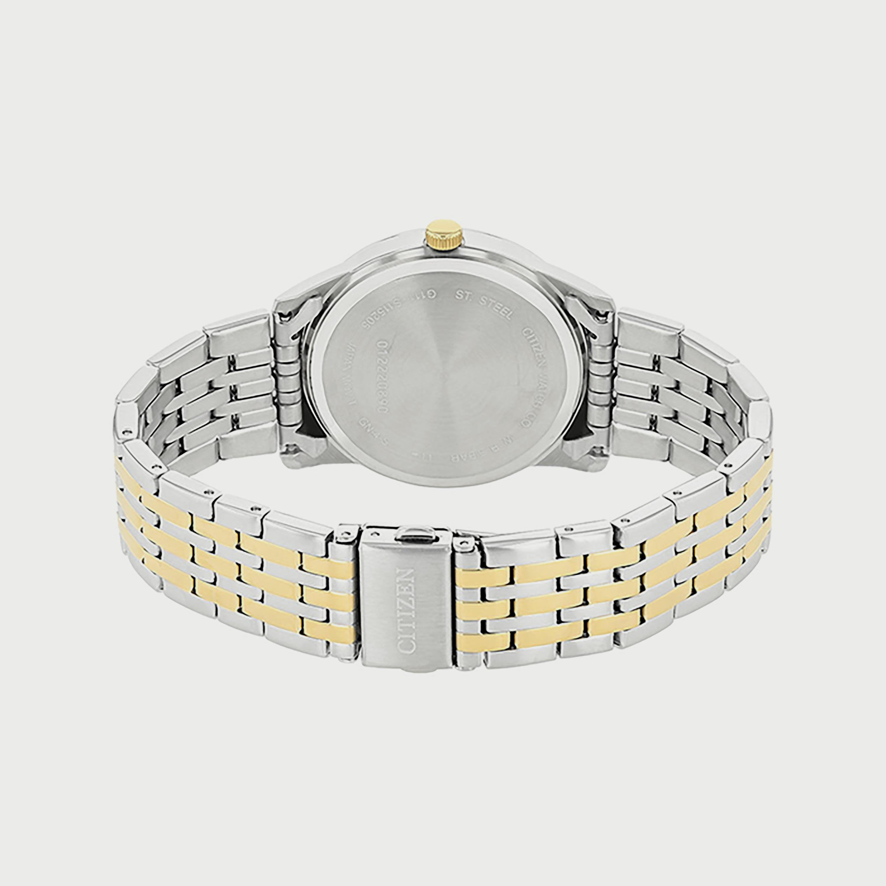 ساعة سيتيزن للرجال 39 ملم انالوج فضي وذهبي من الستانلس ستيل - BI5006-81P-men-watchesandjewellery-watches-image-3
