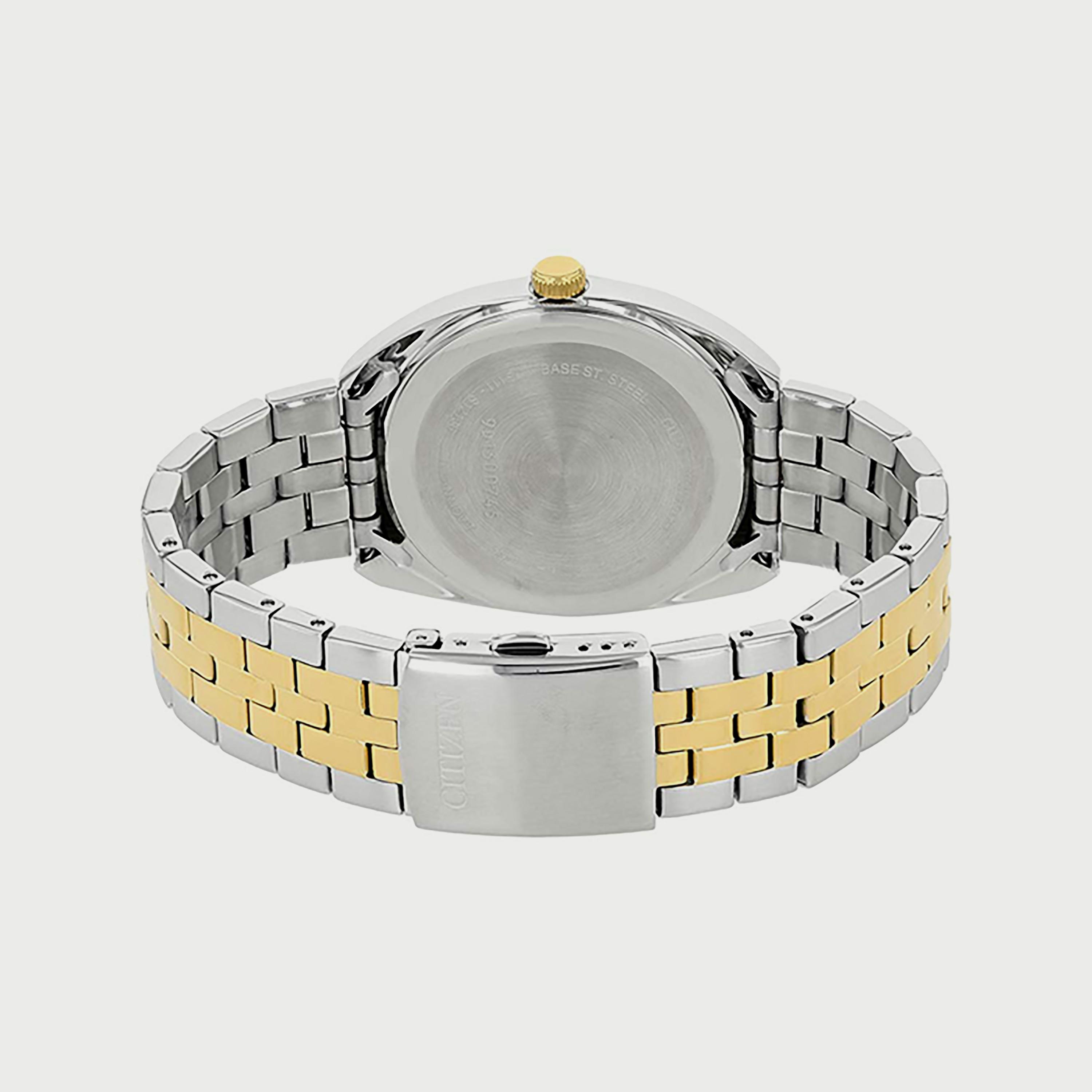 ساعة سيتيزن للرجال 42 ملم انالوج فضي وذهبي من الستانلس ستيل - BI5094-59E-men-watchesandjewellery-watches-image-3