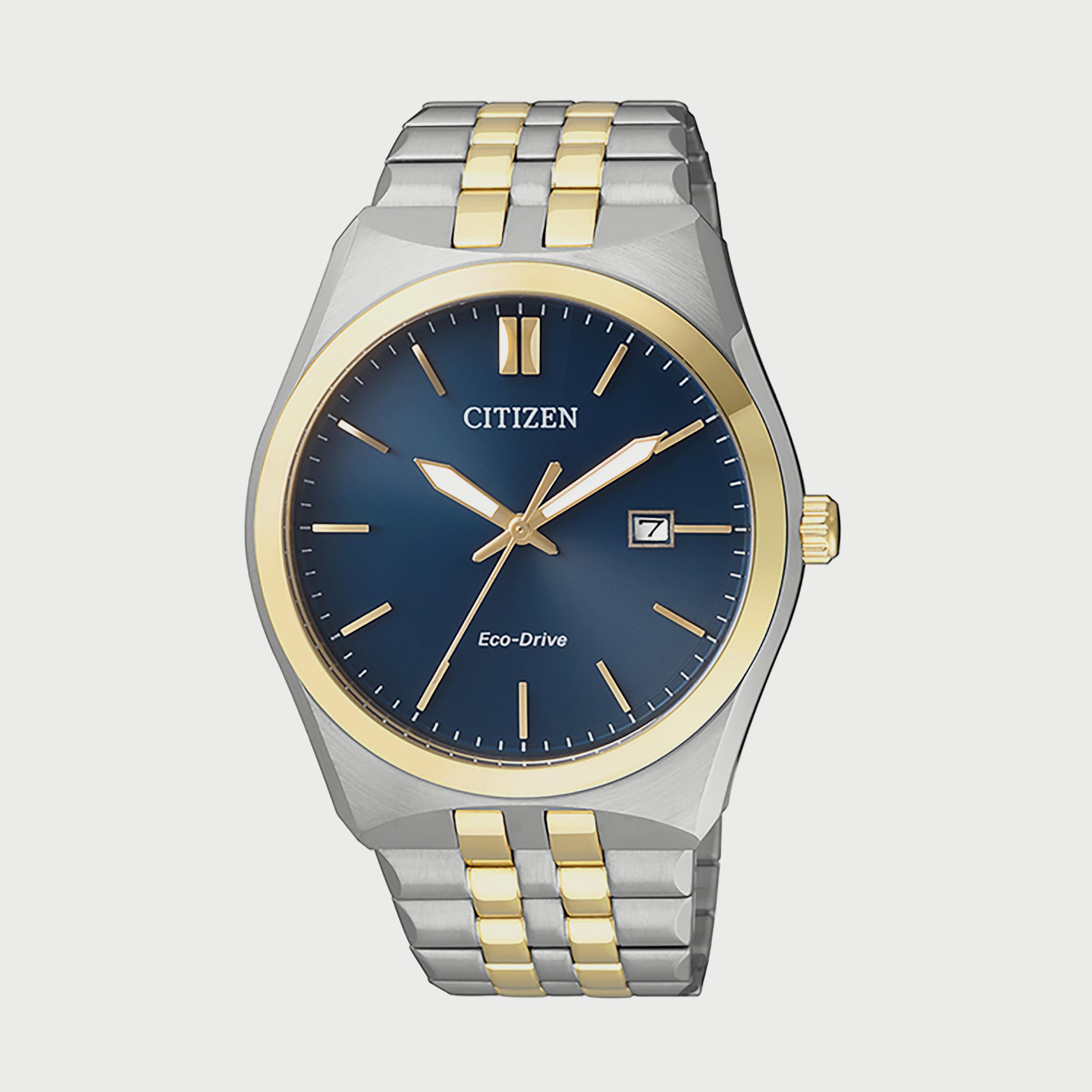 ساعة سيتيزن ايكو درايف للرجال 40 ملم انالوج فضي وذهبي من الستانلس ستيل - BM7334-66L-men-watchesandjewellery-watches-image-1
