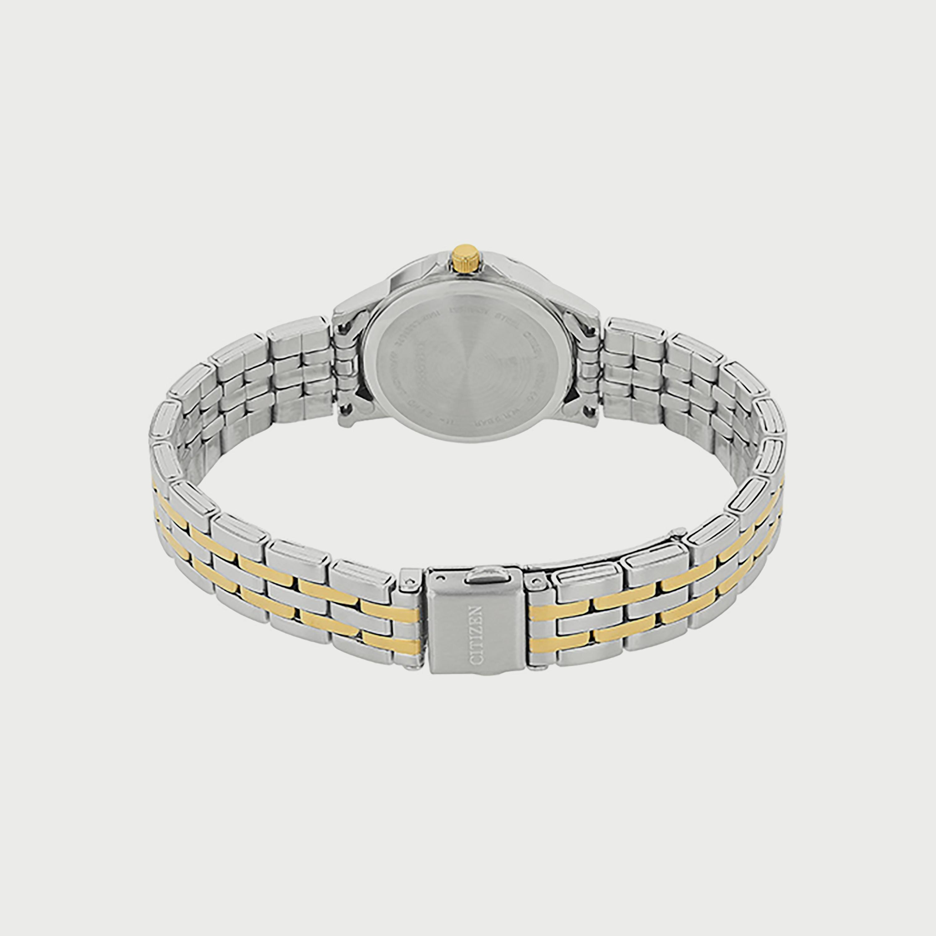 Citizen Women's 28 MM Silver & Gold Analog Stainless Steel Watch - EQ0608-55E-women-watchesandjewellery-watches-image-3
