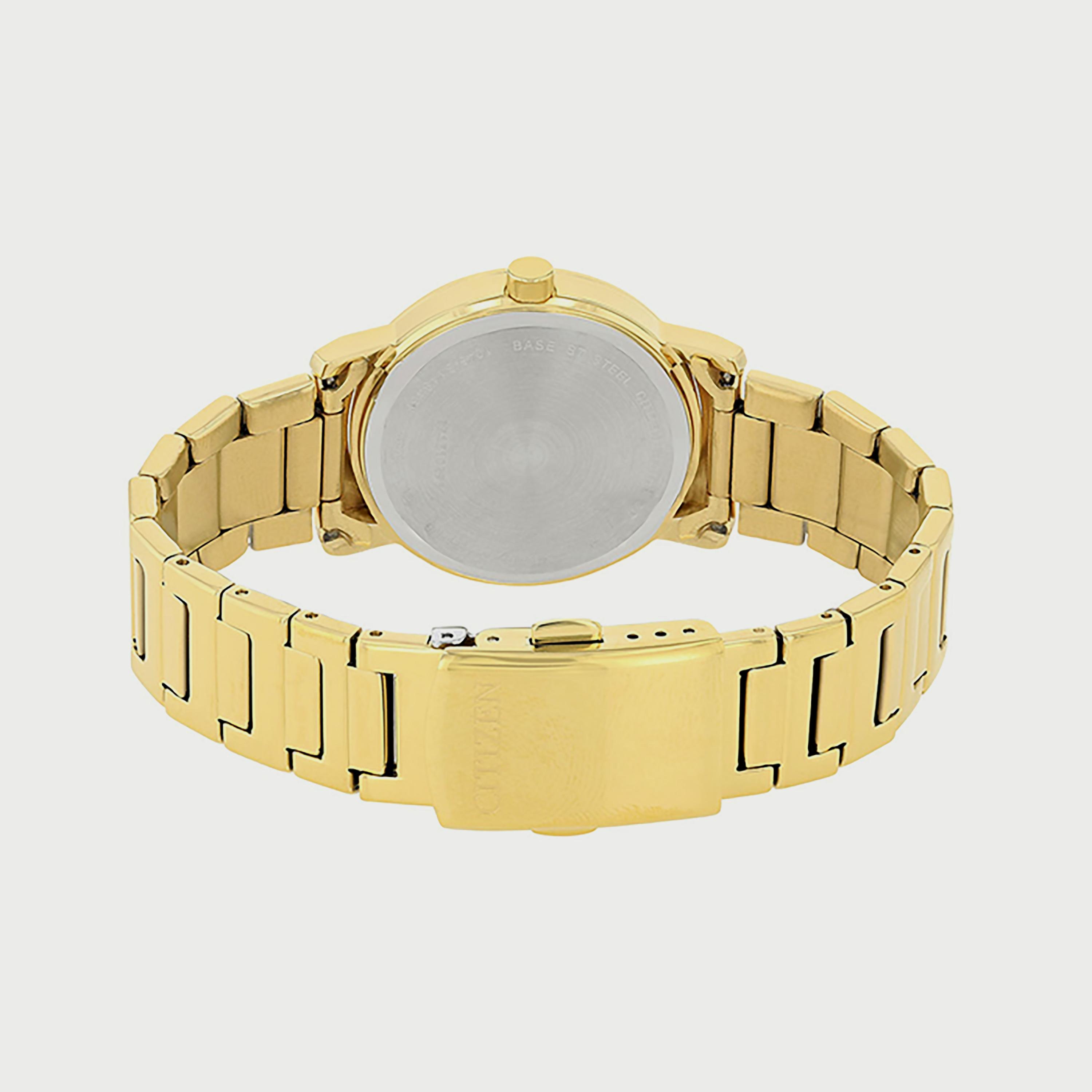 ساعة سيتيزن للنساء 34 ملم ذهبية انالوج بعقارب ستانلس ستيل - EQ9062-58E-women-watchesandjewellery-watches-image-3