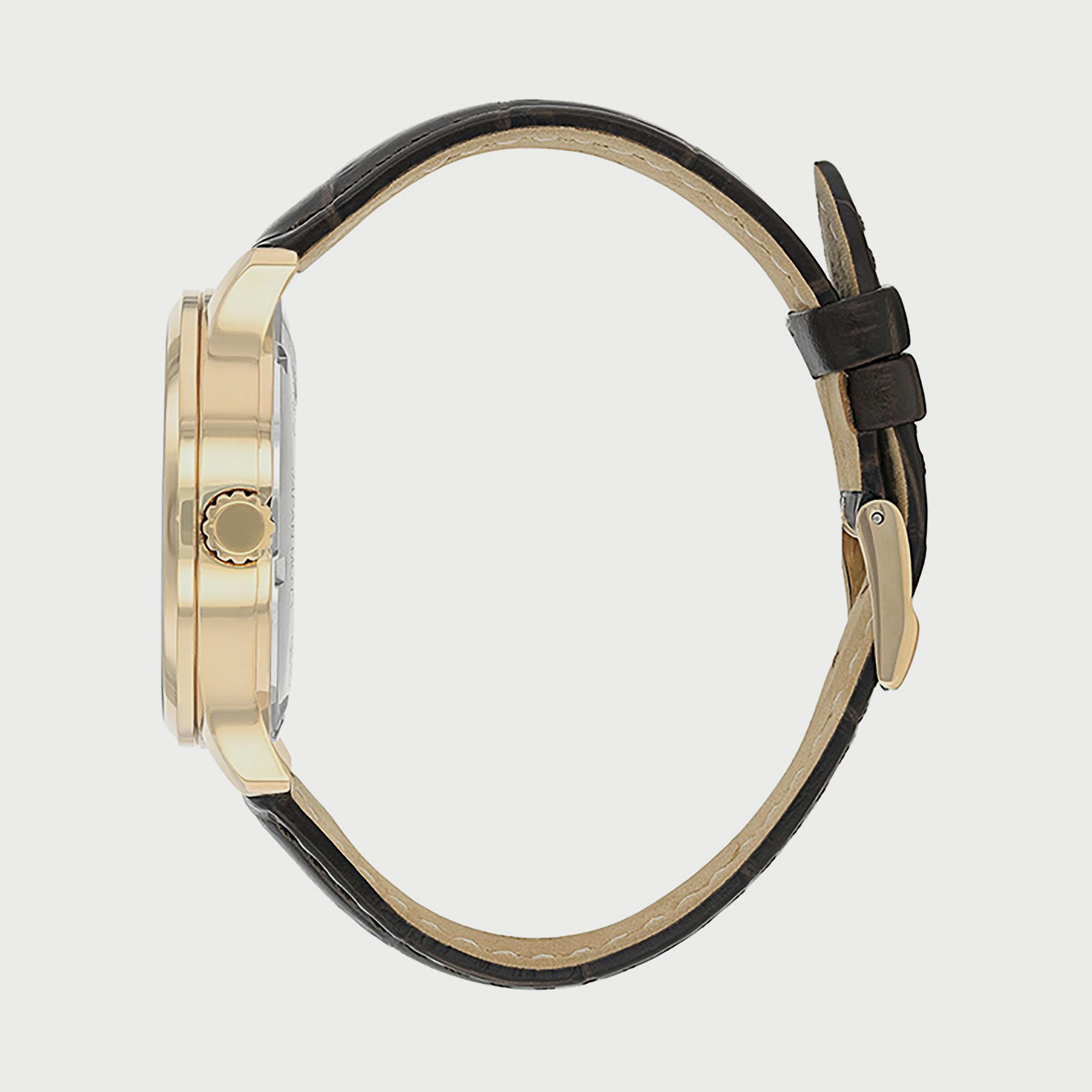 ساعة سيتيزن للرجال 40 ملم بسوار جلدي بني أوتوماتيكية - NH8353-18A-men-watchesandjewellery-watches-image-2