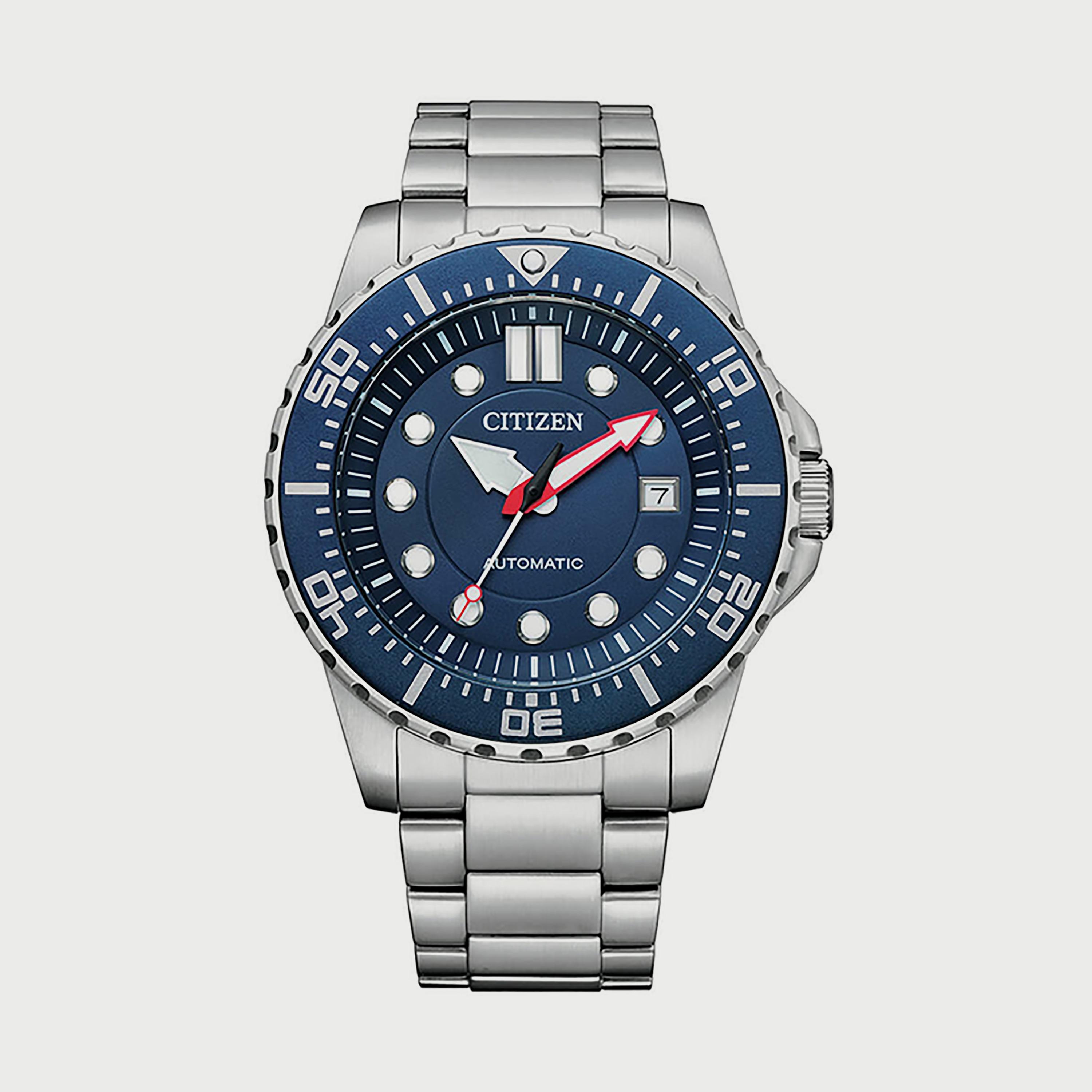 ساعة سيتيزن للرجال 43 ملم فضية اوتوماتيك ستانلس ستيل - NJ0121-89L-men-watchesandjewellery-watches-image-1