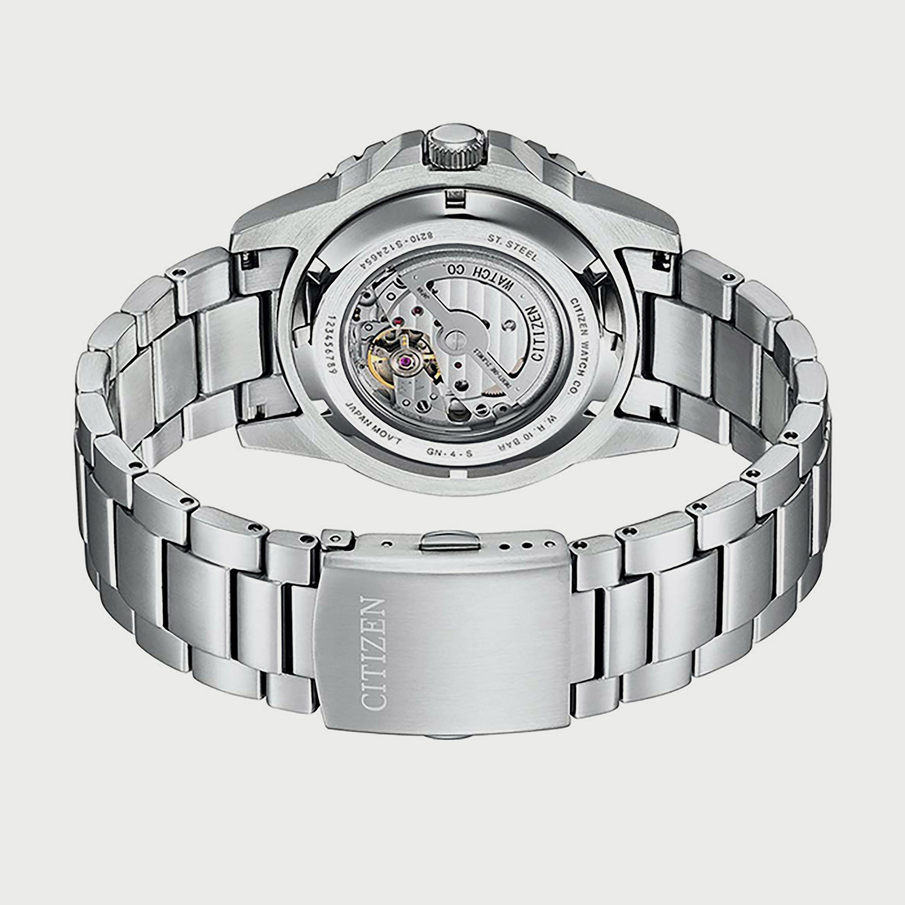 ساعة سيتيزن للرجال 43 ملم فضية اوتوماتيك ستانلس ستيل - NJ0121-89L-men-watchesandjewellery-watches-image-3