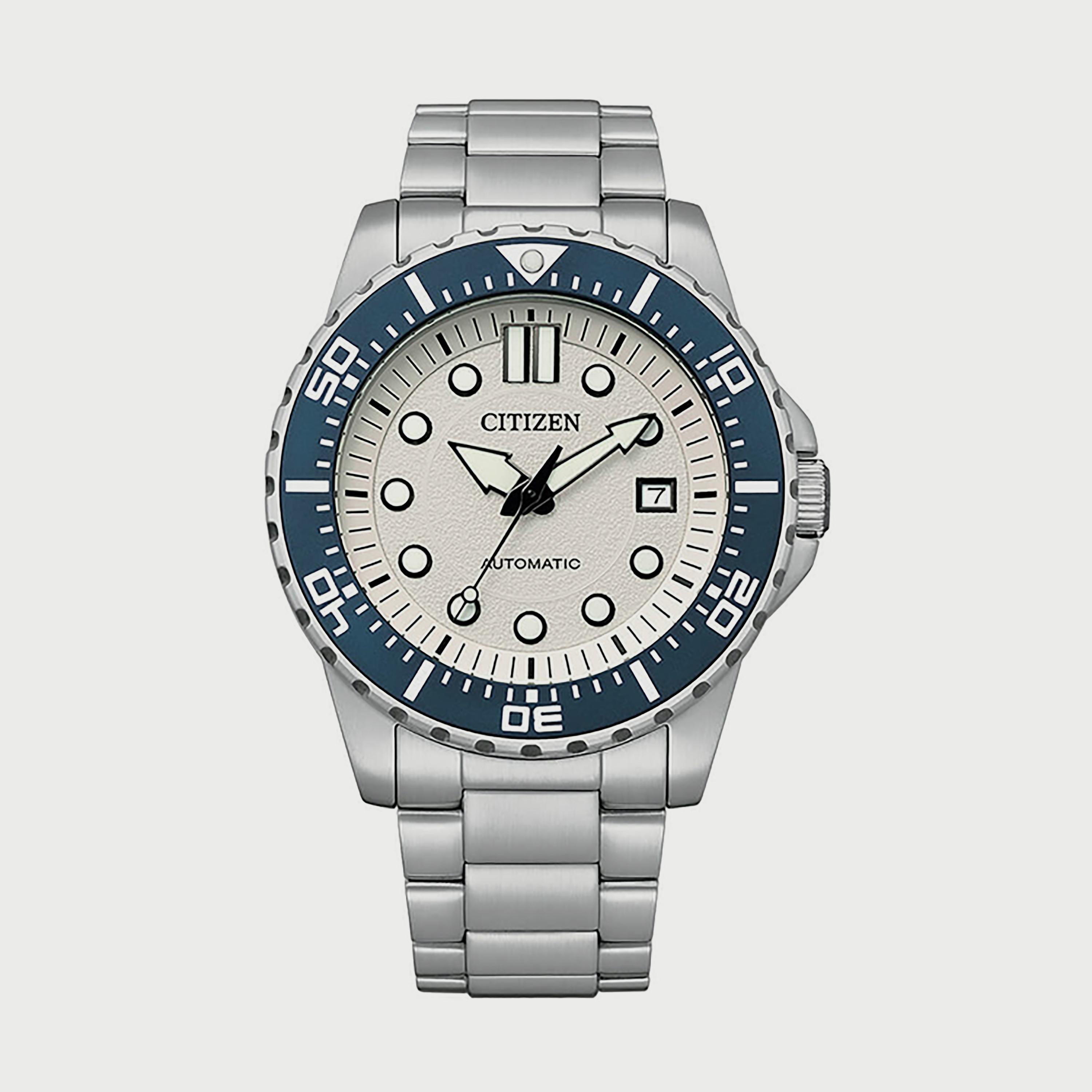 ساعة سيتيزن للرجال 43 ملم فضية اوتوماتيك ستانلس ستيل - NJ0171-81A-men-watchesandjewellery-watches-image-1