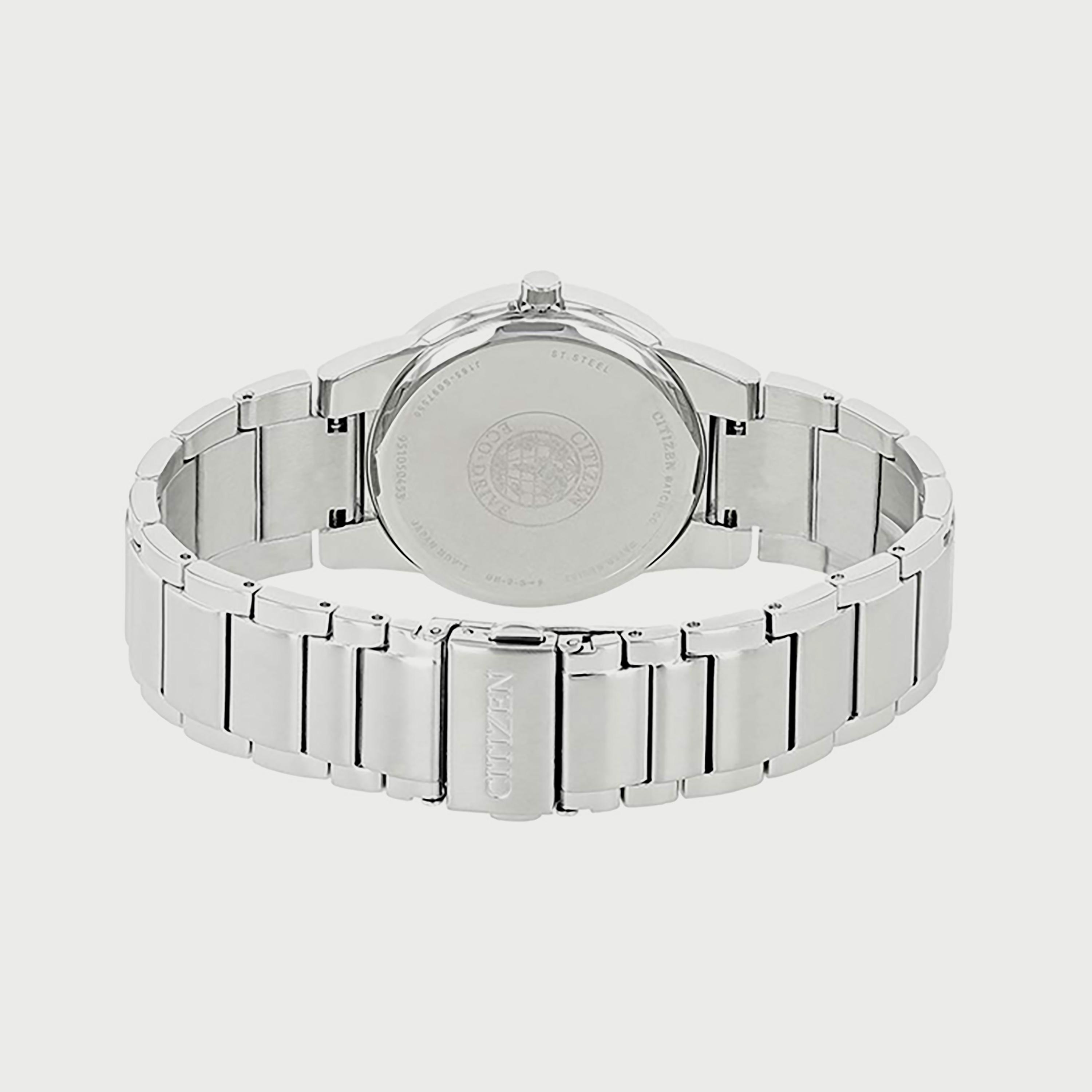 ساعة سيتيزن ايكو درايف للرجال 40 ملم فضي انالوج بعقارب ستانلس ستيل - AU1060-51A-men-watchesandjewellery-watches-image-3
