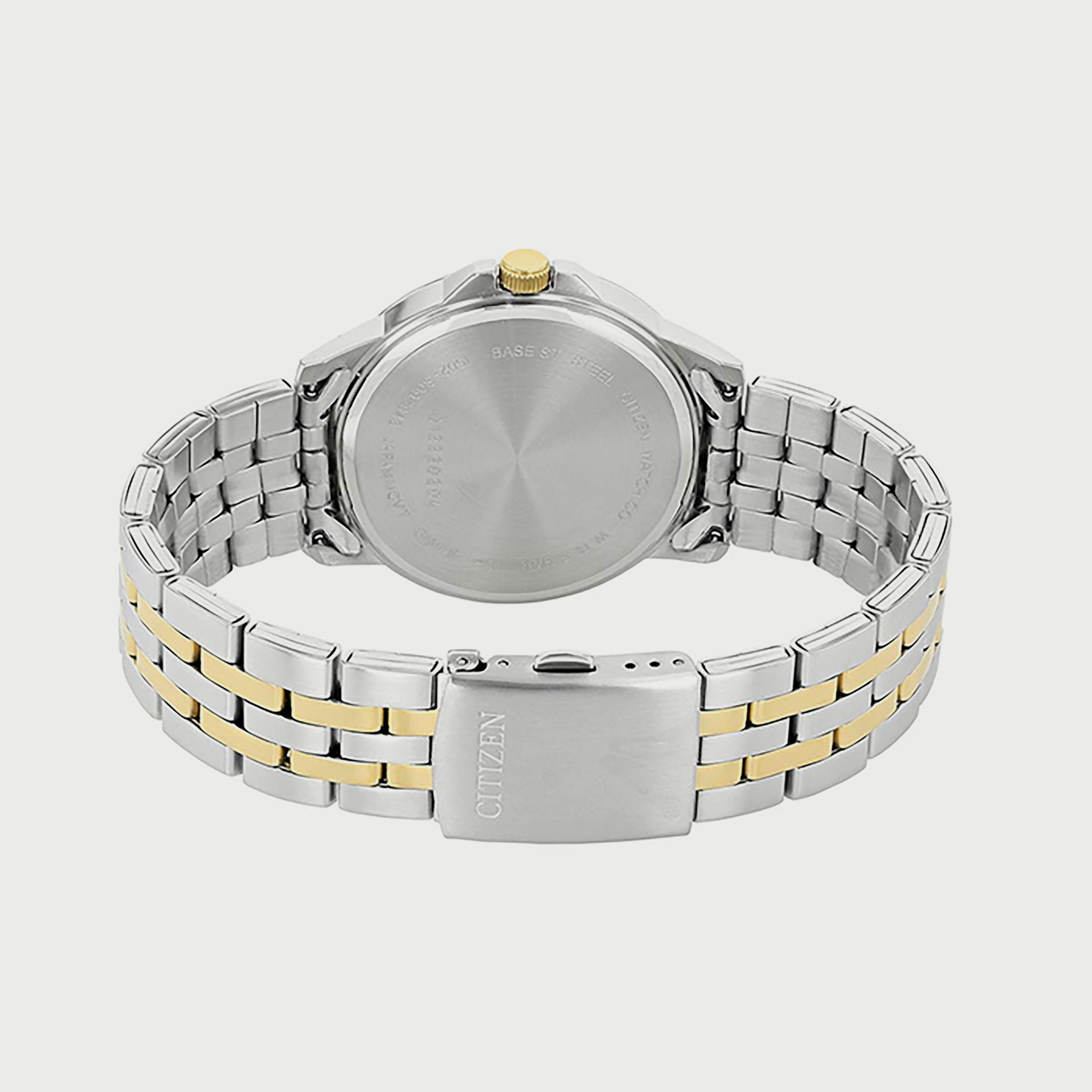 Citizen Men's 41 MM Silver & Gold Analog Stainless Steel Watch - BF2018-52H-men-watchesandjewellery-watches-image-3