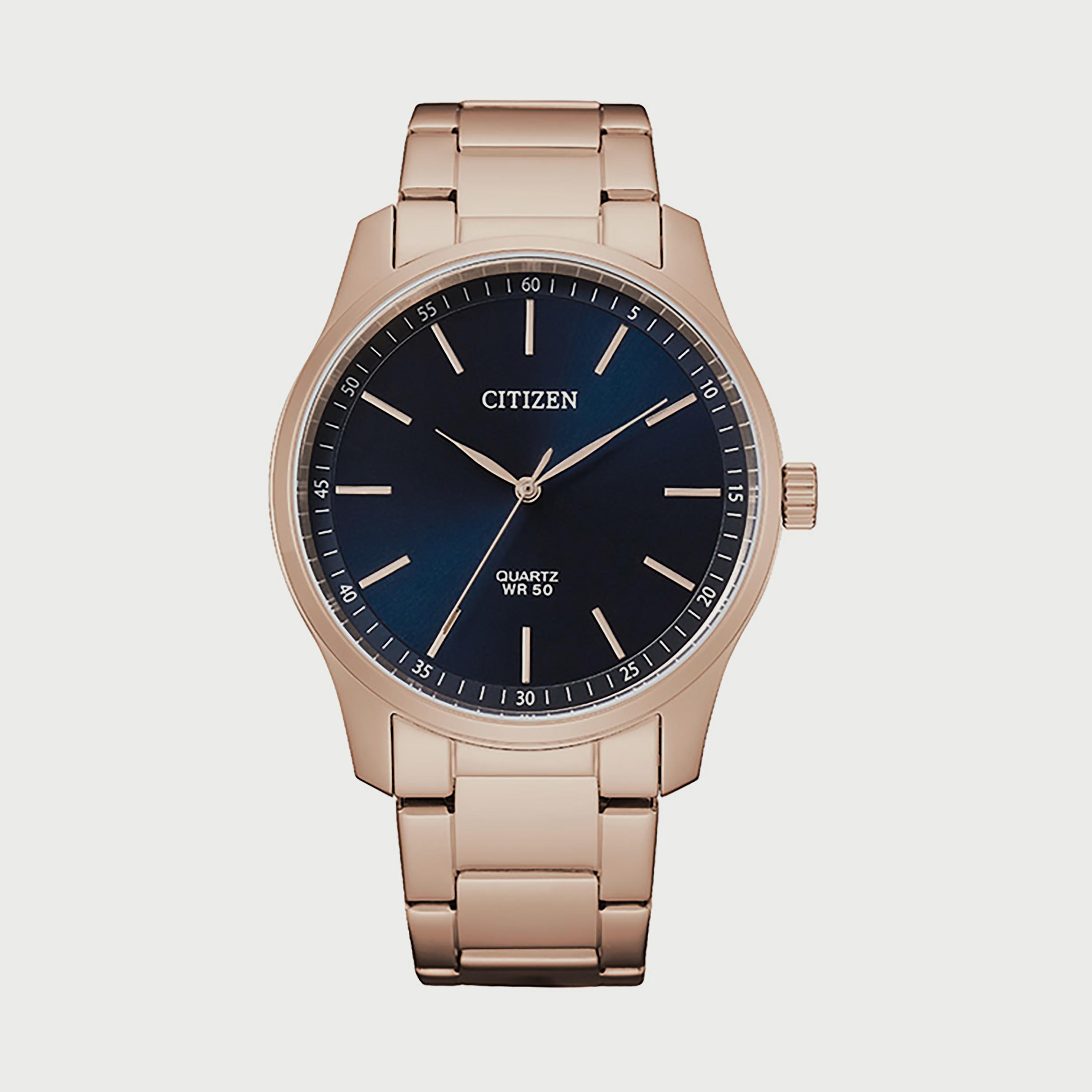ساعة سيتيزن للرجال 42 ملم عرض انالوج ذهبي وردي من الستانلس ستيل - BH5003-51L-men-watchesandjewellery-watches-image-1