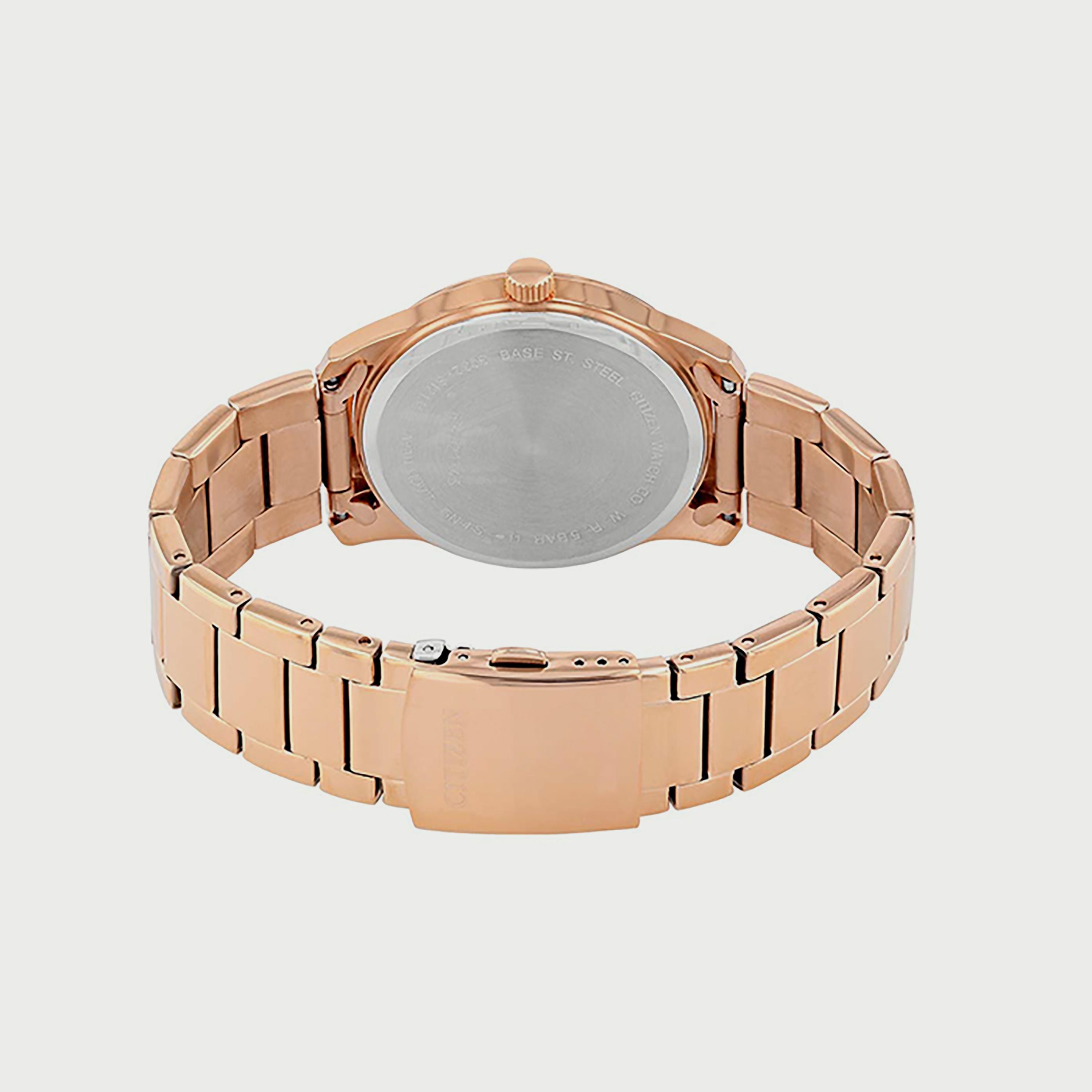 ساعة سيتيزن للرجال 42 ملم عرض انالوج ذهبي وردي من الستانلس ستيل - BH5003-51L-men-watchesandjewellery-watches-image-3