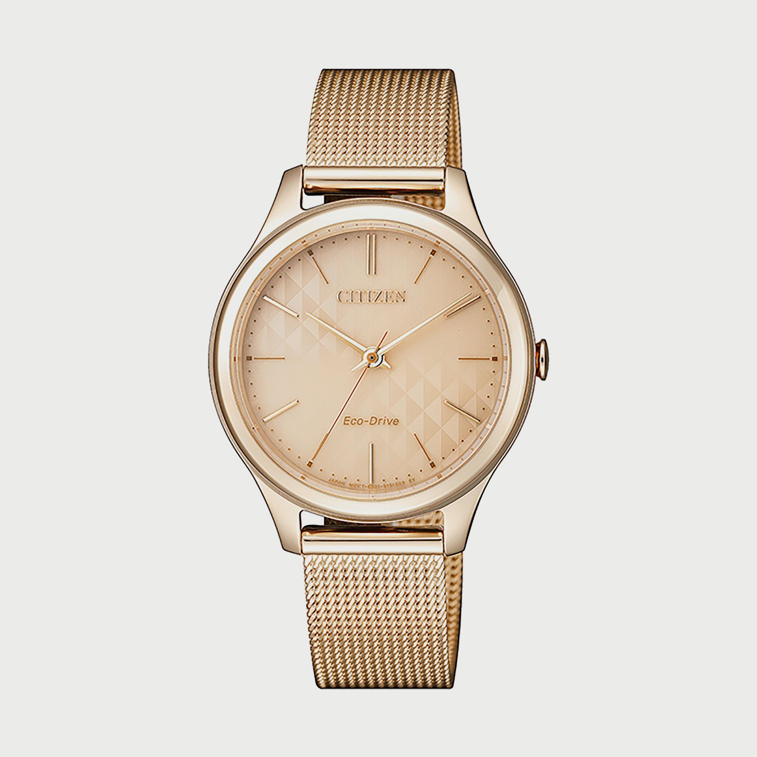 Citizen Eco-Drive Women's 32 MM Rose Gold Analog Stainless Steel Watch - EM0503-83X-women-watchesandjewellery-watches-image-1