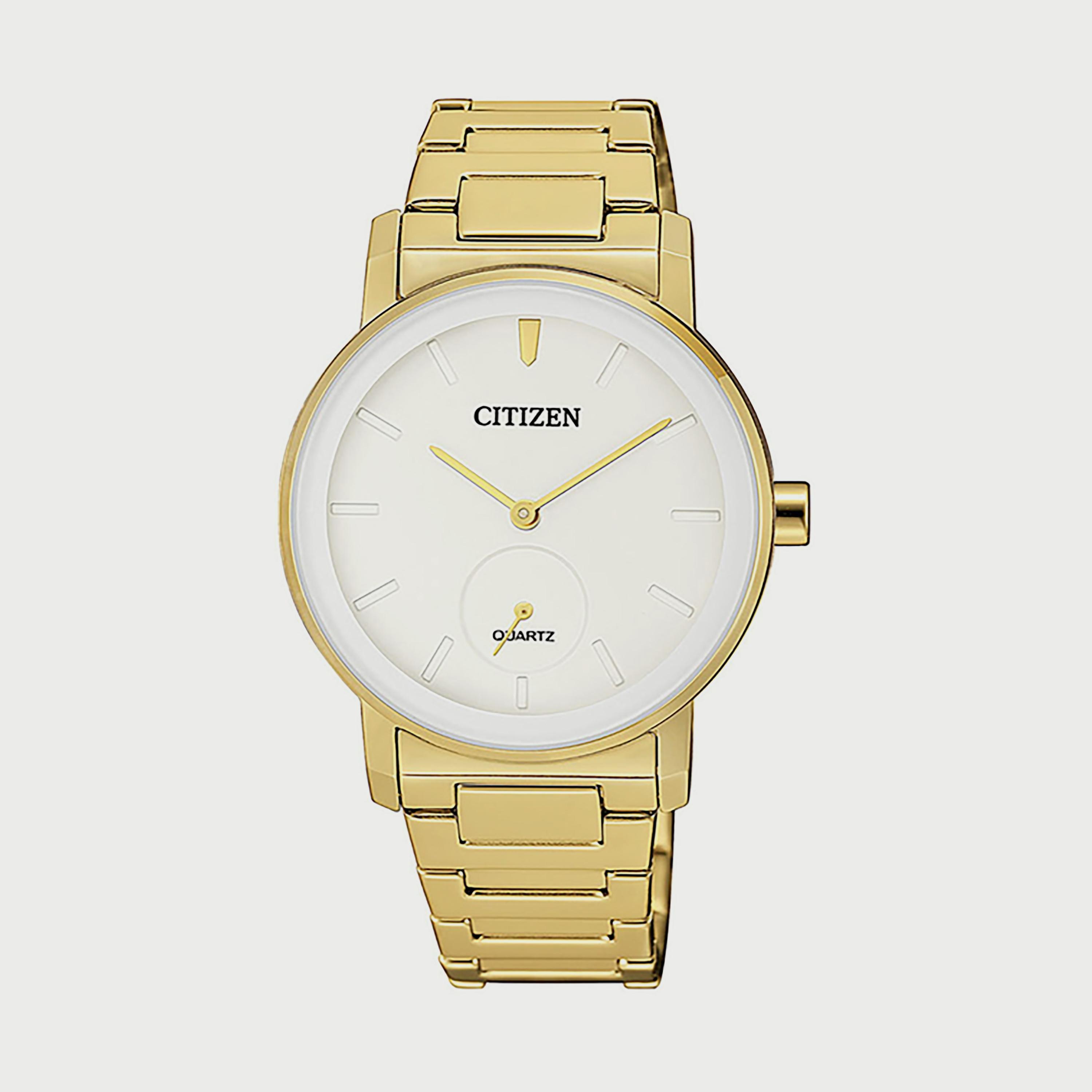 ساعة سيتيزن للنساء 34 ملم ذهبية انالوج بعقارب ستانلس ستيل - EQ9062-58A-women-watchesandjewellery-watches-image-1