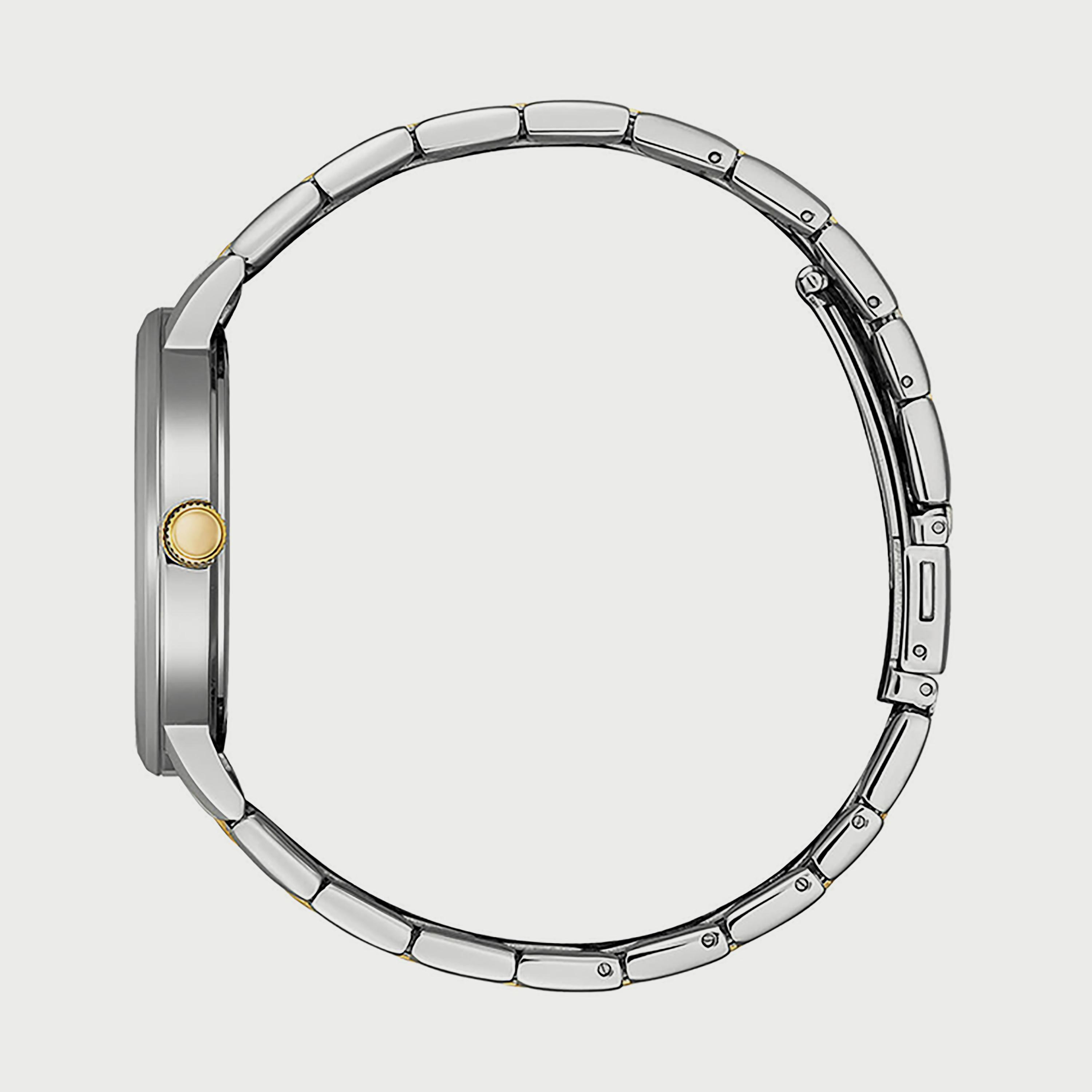 ساعة سيتيزن للرجال 41 ملم انالوج فضي وذهبي من الستانلس ستيل - BI5076-51A-men-watchesandjewellery-watches-image-2