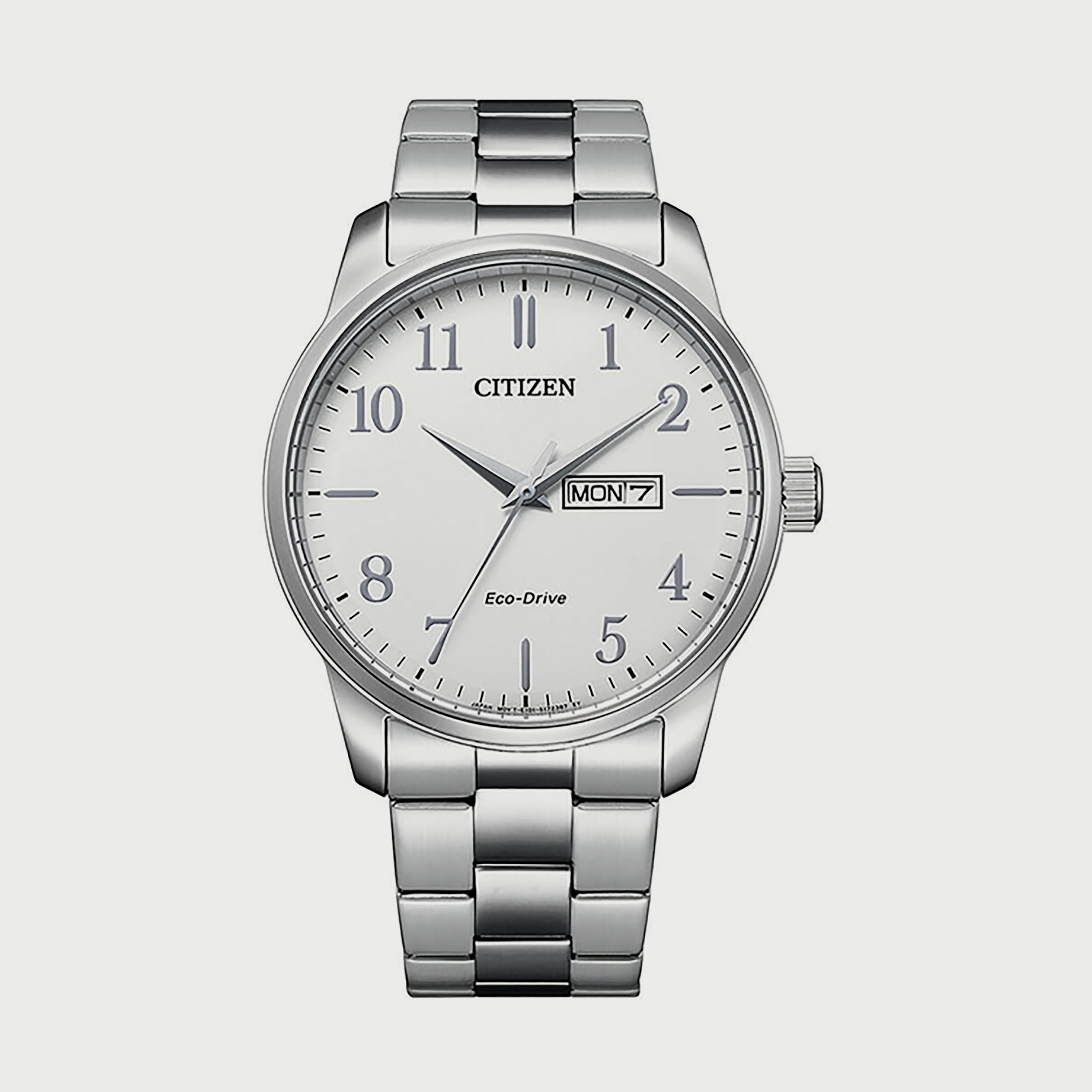 ساعة سيتيزن ايكو درايف للرجال 42 ملم فضي انالوج بعقارب ستانلس ستيل - BM8550-81A-men-watchesandjewellery-watches-image-1