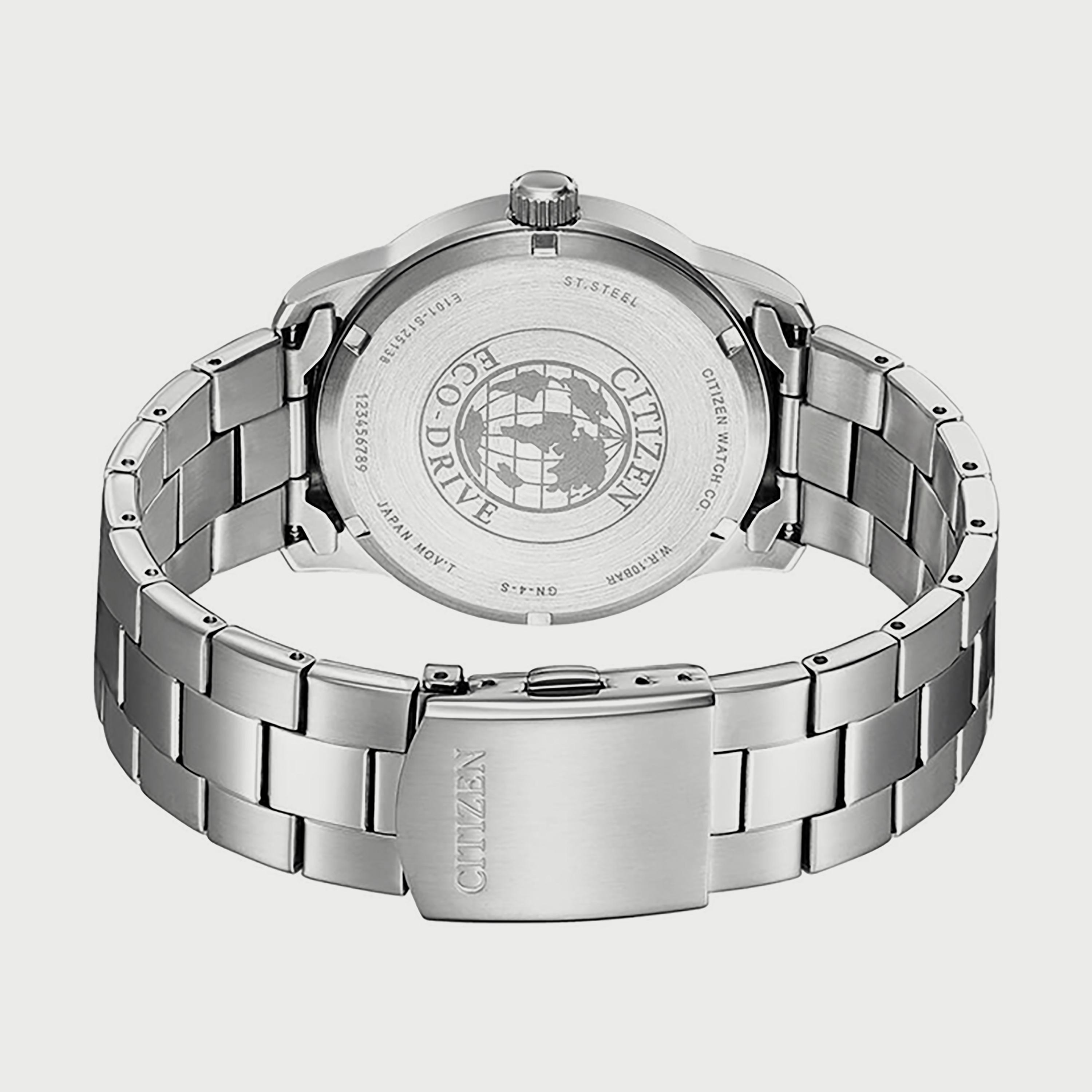 ساعة سيتيزن ايكو درايف للرجال 42 ملم فضي انالوج بعقارب ستانلس ستيل - BM8550-81A-men-watchesandjewellery-watches-image-3
