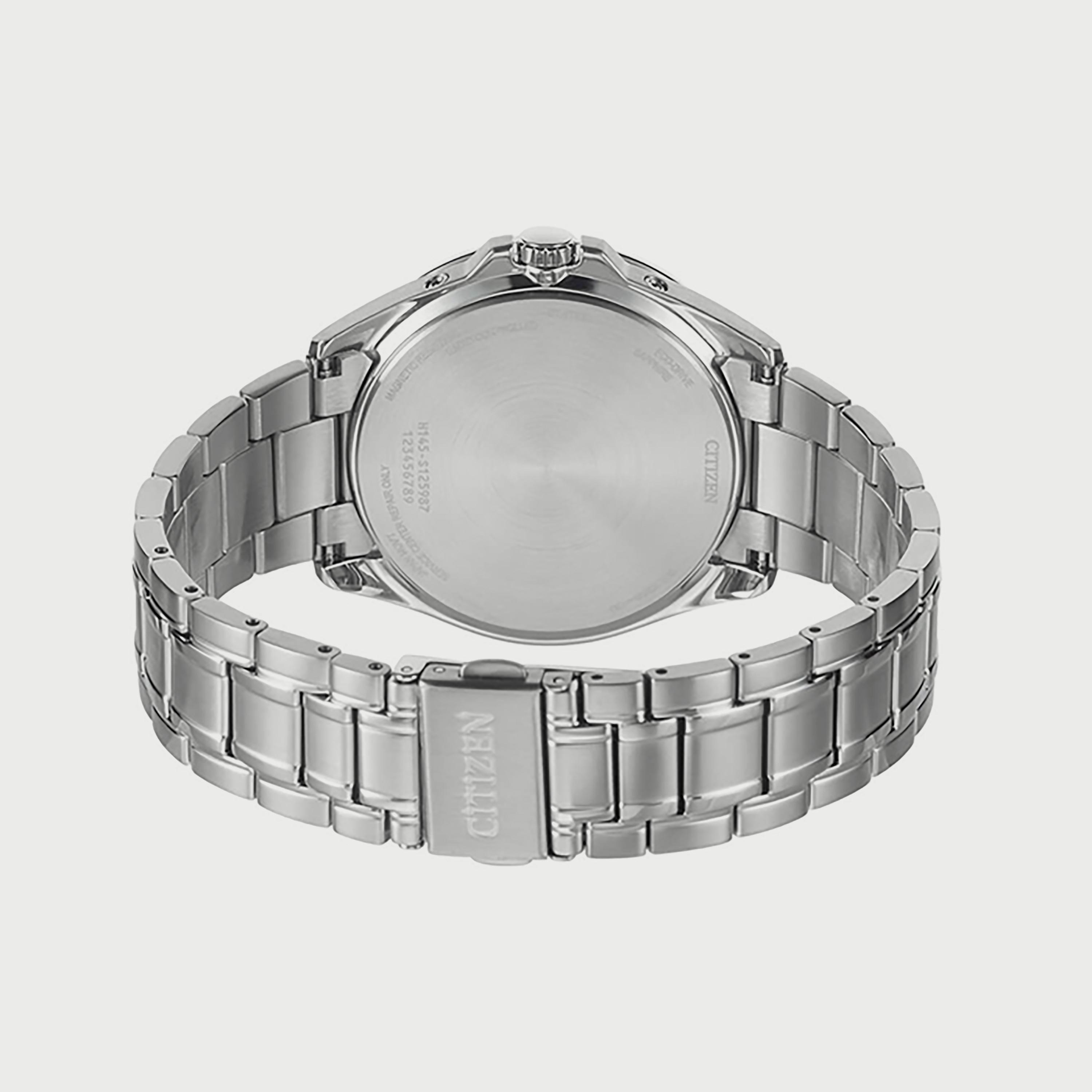 ساعة سيتيزن ايكو درايف للرجال 45 ملم فضي انالوج بعقارب ستانلس ستيل - CB0250-84L-men-watchesandjewellery-watches-image-3
