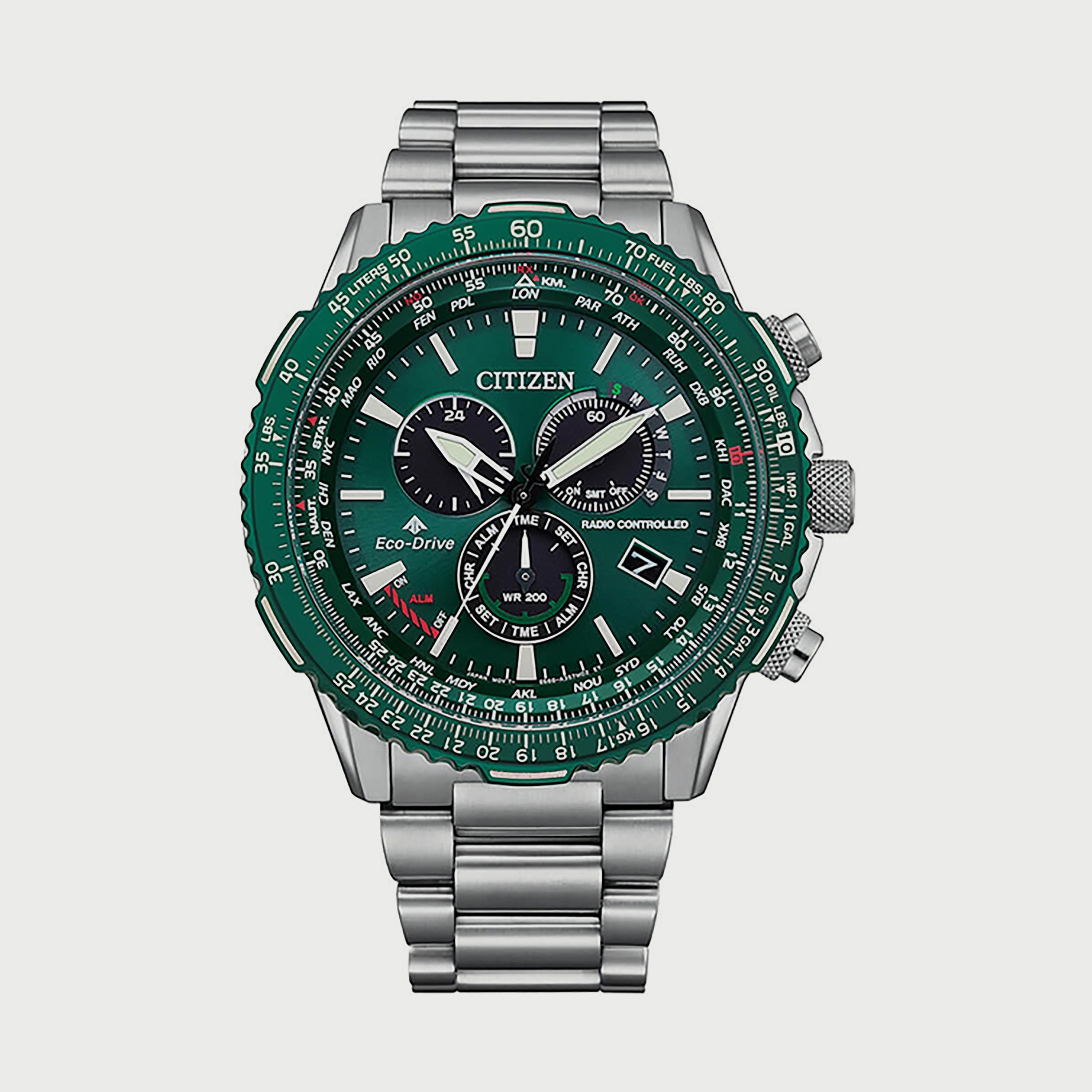 ساعة سيتيزن بروماستر للرجال 46 ملم فضي كرونوغراف ستانلس ستيل - CB5004-59W-men-watchesandjewellery-watches-image-1