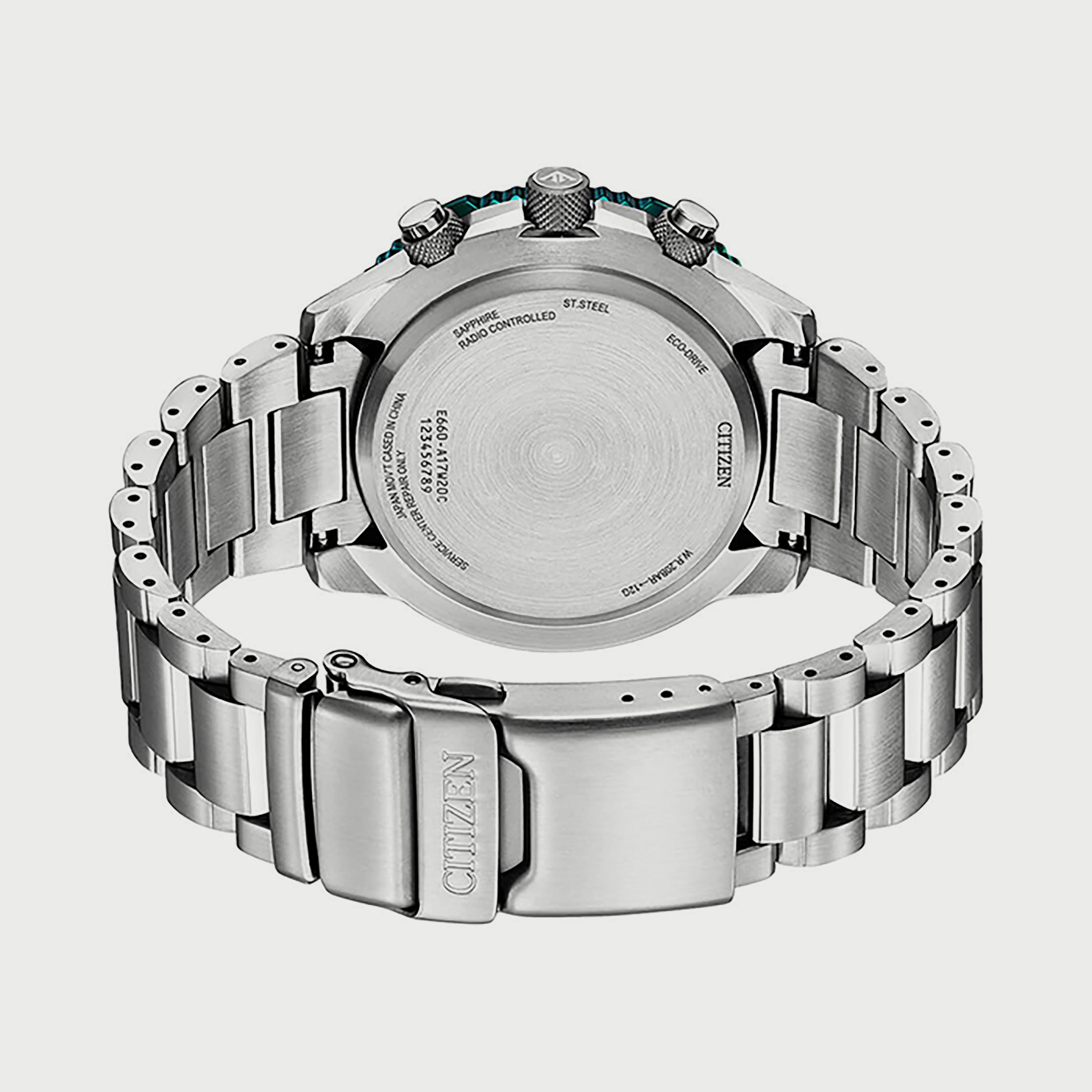 ساعة سيتيزن بروماستر للرجال 46 ملم فضي كرونوغراف ستانلس ستيل - CB5004-59W-men-watchesandjewellery-watches-image-3