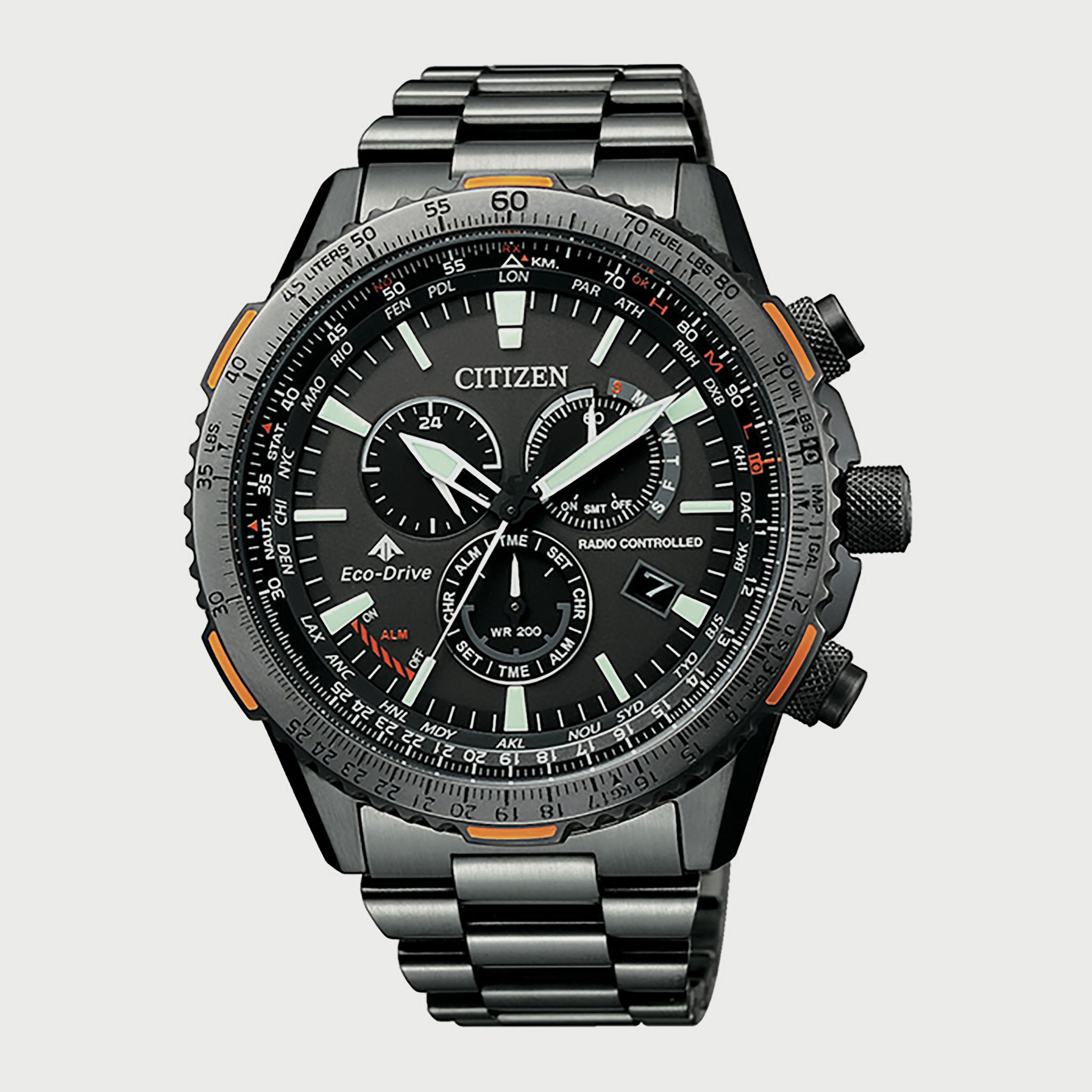 ساعة سيتيزن بروماستر للرجال 45 ملم كرونوغراف سوداء من الستانلس ستيل - CB5007-51H-men-watchesandjewellery-watches-image-1