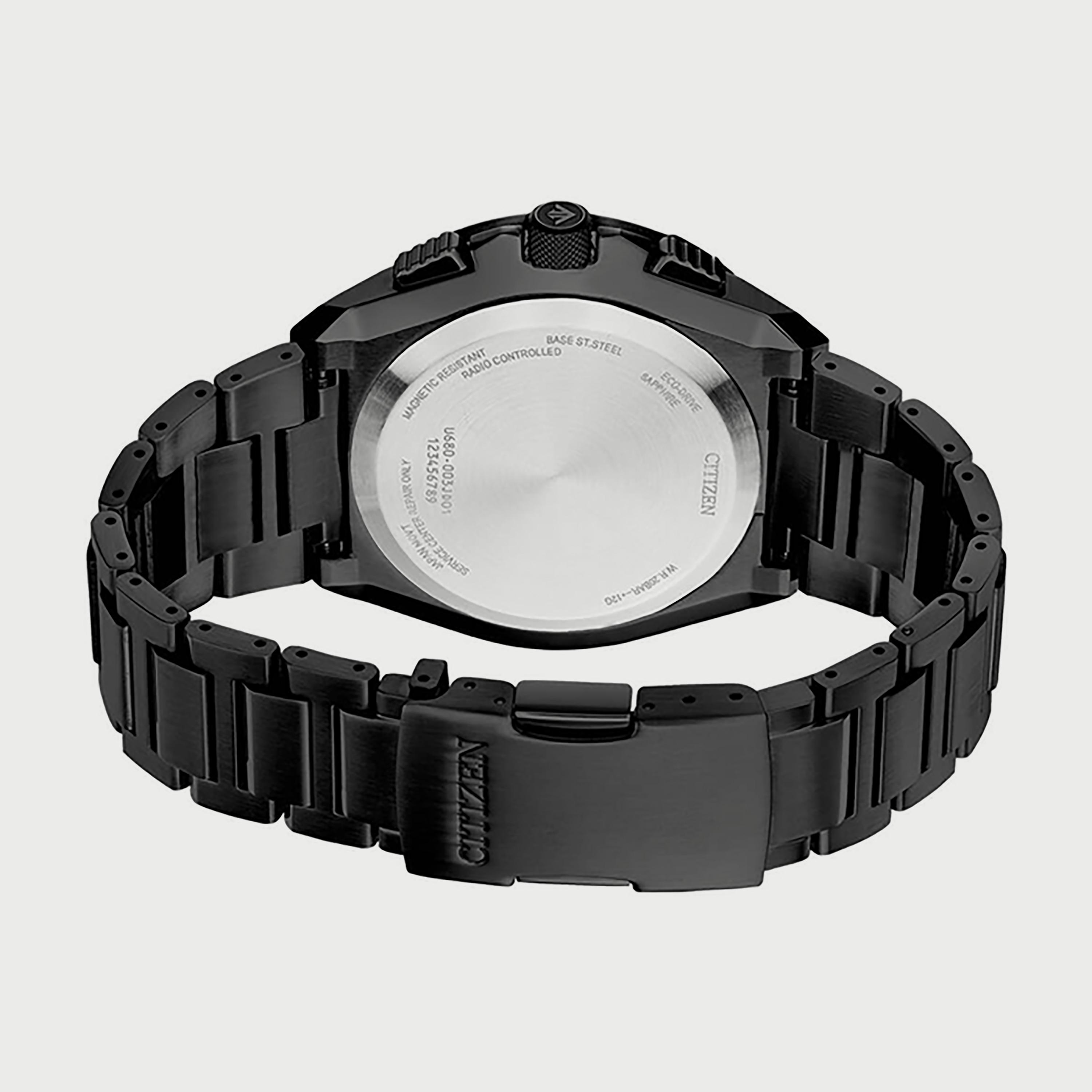 ساعة سيتيزن بروماستر للرجال 46 ملم انالوج-رقمية سوداء من الستانلس ستيل - JY8127-59E-men-watchesandjewellery-watches-image-3