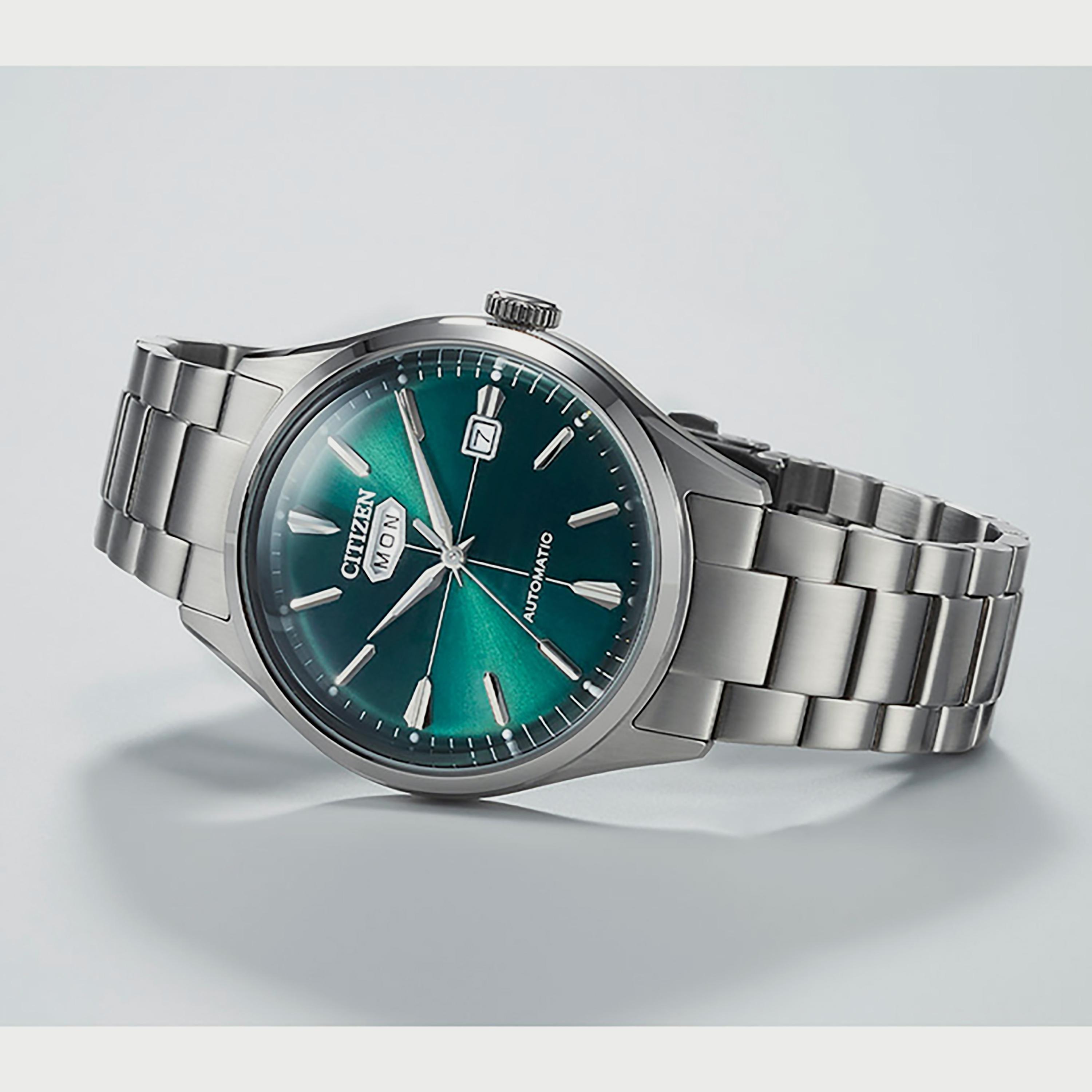 ساعة سيتيزن للرجال 40 ملم فضية اوتوماتيك ستانلس ستيل - NH8391-51X-men-watchesandjewellery-watches-image-4