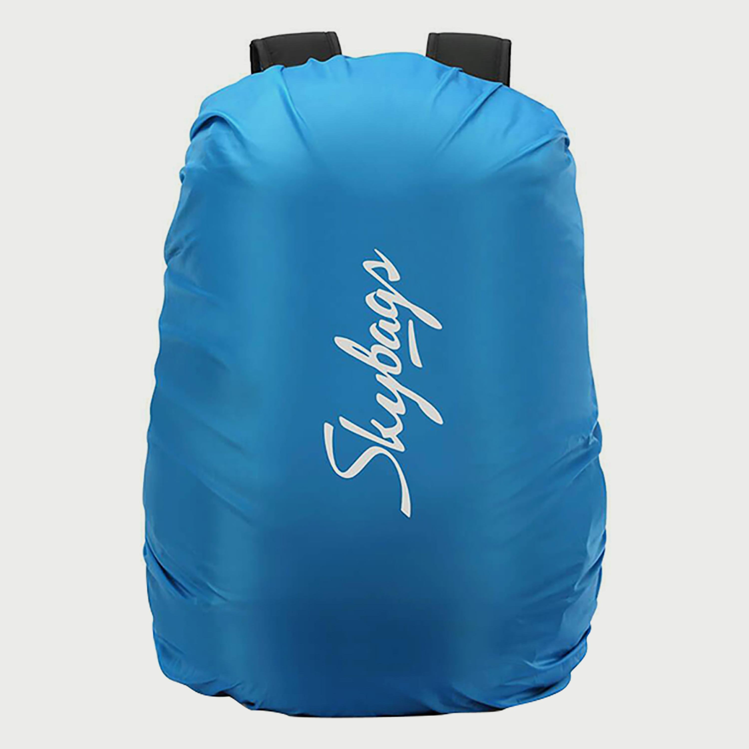 حقيبة ظهر Skybags مخططة مع أحزمة كتف مبطنة ولوحة خلفية بسحاب للإغلاق باللون الأسود-travel-luggagesandbags-backpacks-image-6