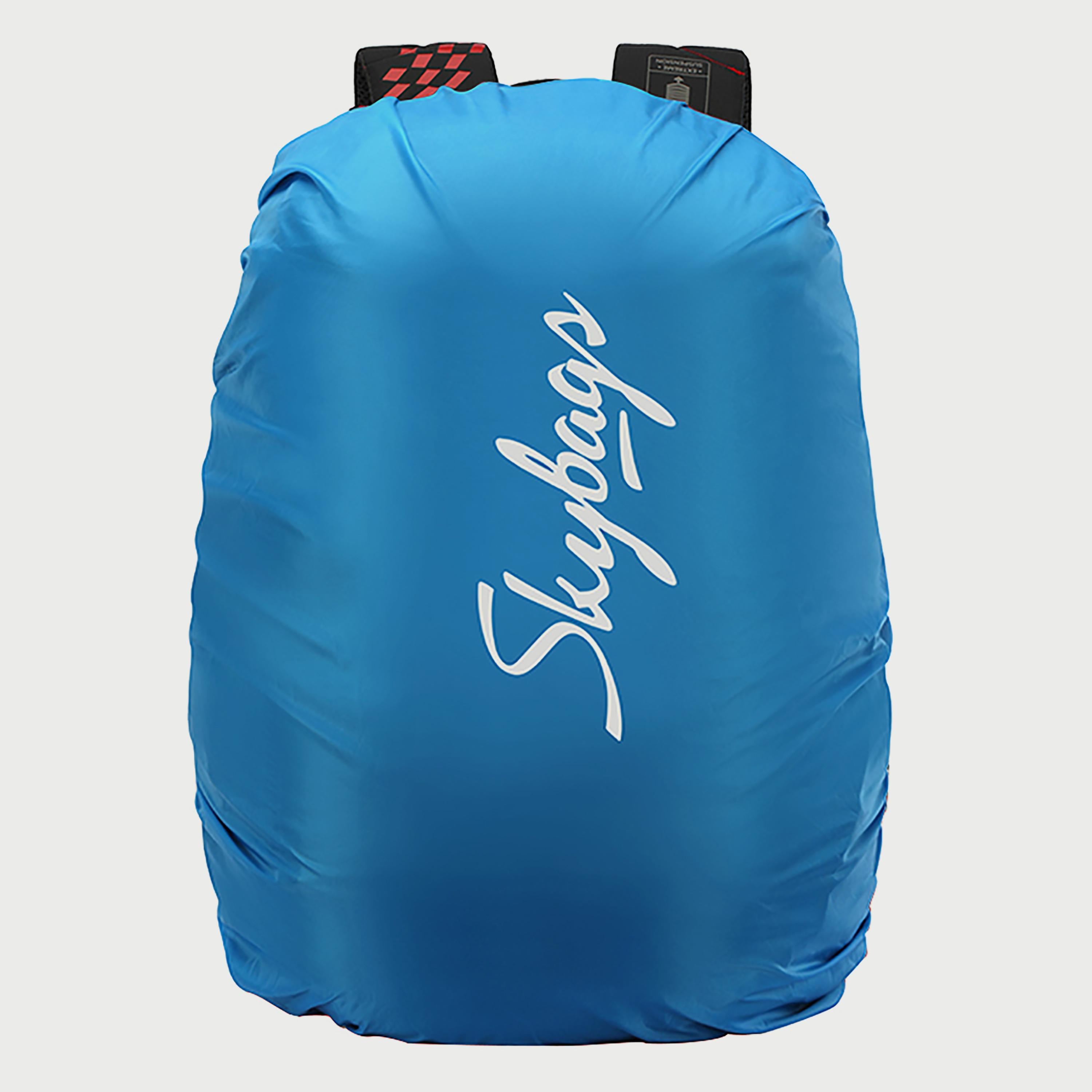 Skybags Logo Backpack with Padded Shoulder Straps and Back Panel Zip Closure in Black-travel-luggagesandbags-backpacks-image-6