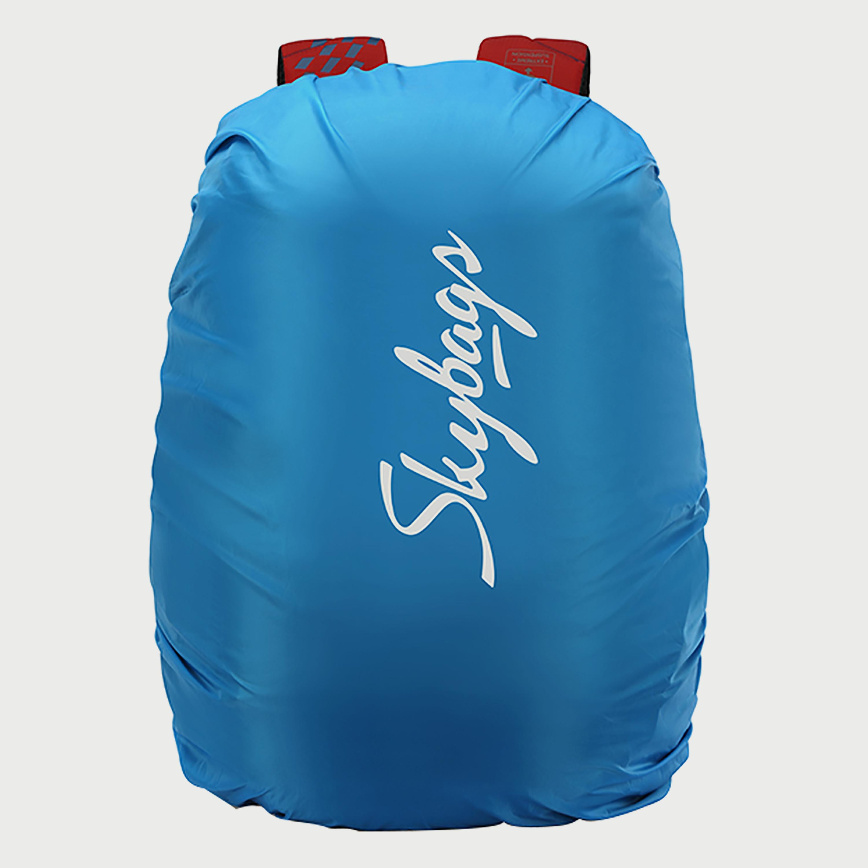 Skybags Logo Backpack with Padded Shoulder Straps and Back Panel Zip Closure in White-travel-luggagesandbags-backpacks-image-6