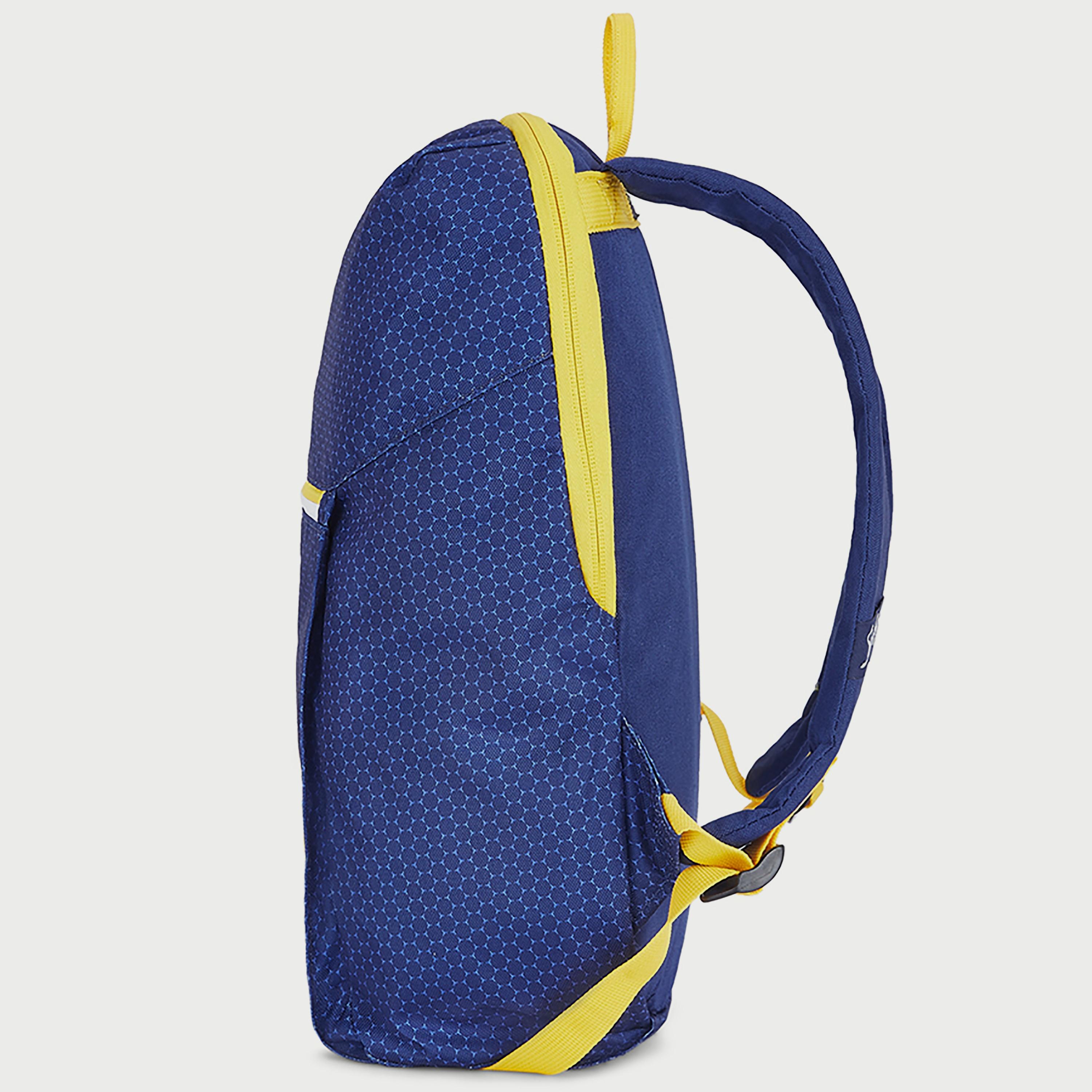 Skybags Printed Backpack with Padded Build-To-Last Straps and Back Panel Zip Closure in Blue-travel-luggagesandbags-backpacks-image-3
