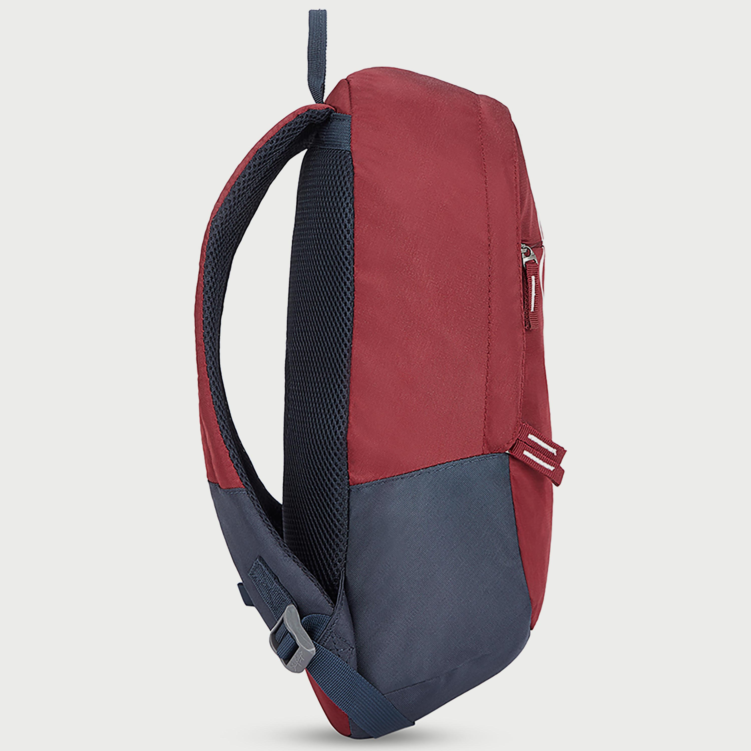 Skybags Printed Backpack with Padded Build-To-Last Straps and Back Panel Zip Closure in Maroon-travel-luggagesandbags-backpacks-image-5