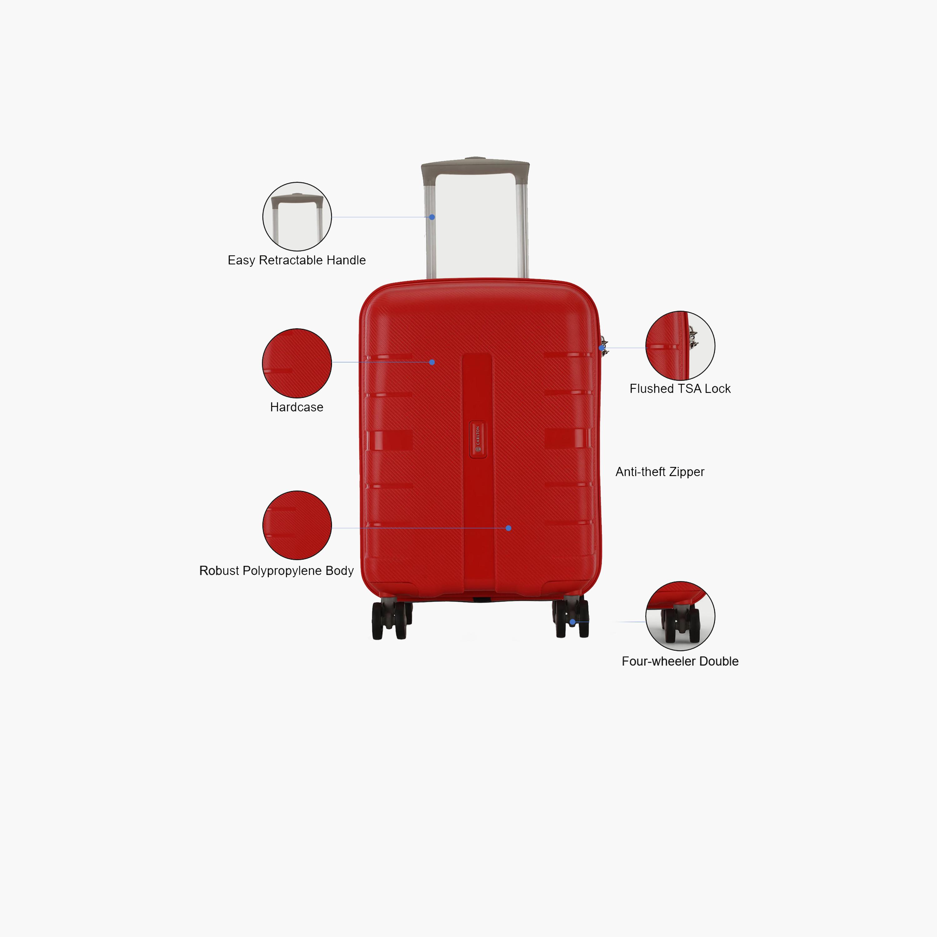 Carlton Striped 67 CM Medium Check-In Hardcase Trolley Bag with Retractable Handle-travel-luggagesandbags-luggage-image-3
