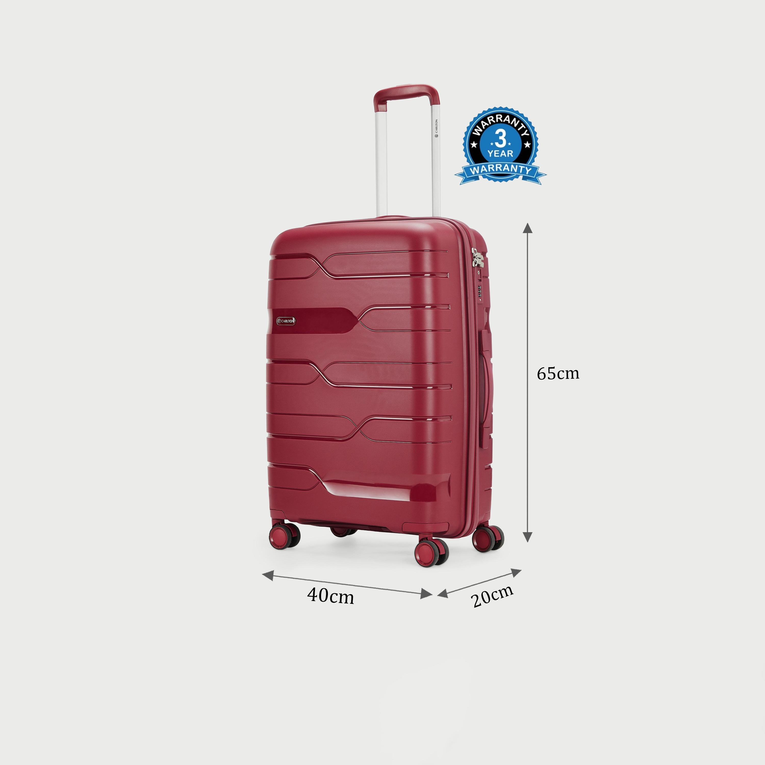 حقيبة ترولي بعجلات صلبة مخططة من كارلتون بمقبض قابل للسحب-travel-luggagesandbags-luggage-image-2