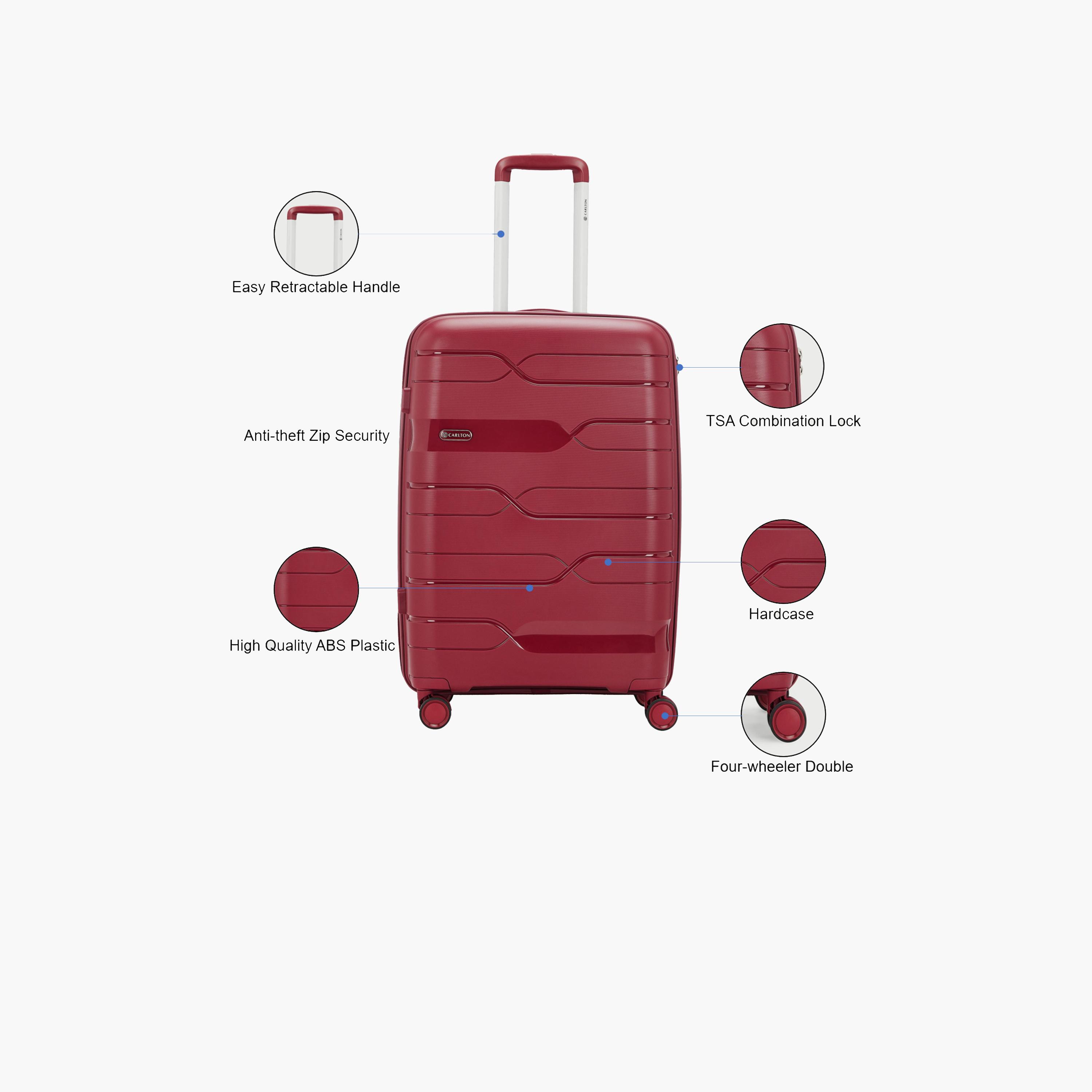 حقيبة ترولي بعجلات صلبة مخططة من كارلتون بمقبض قابل للسحب-travel-luggagesandbags-luggage-image-3
