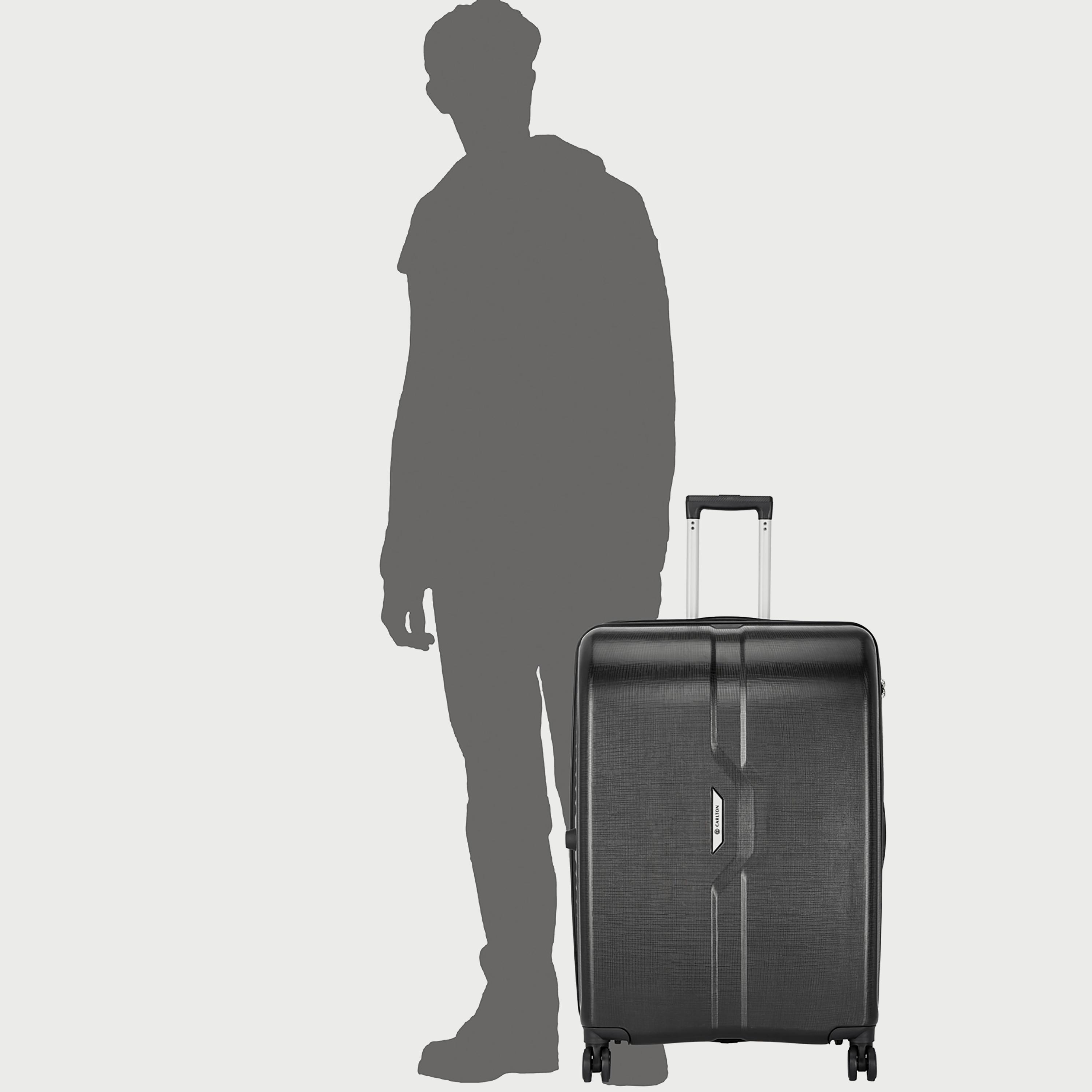Carlton 79 CM Large Check-InTextured Hardcase Trolley Bag with Retractable Handle-travel-luggagesandbags-luggage-image-6