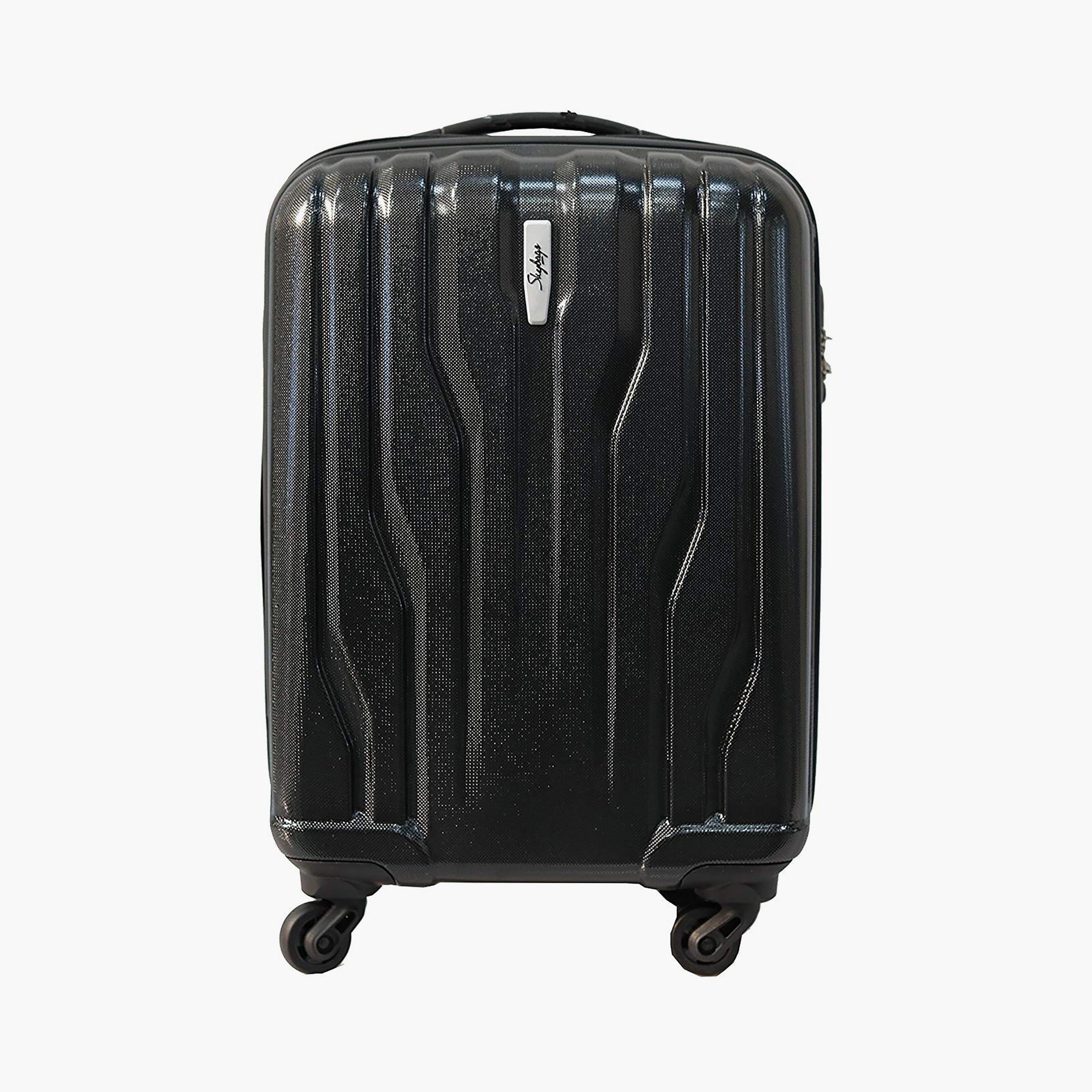 Skybags 57 CM Cabin Textured Hardcase Trolley Bag with Retractable Handle-travel-luggagesandbags-luggage-image-1