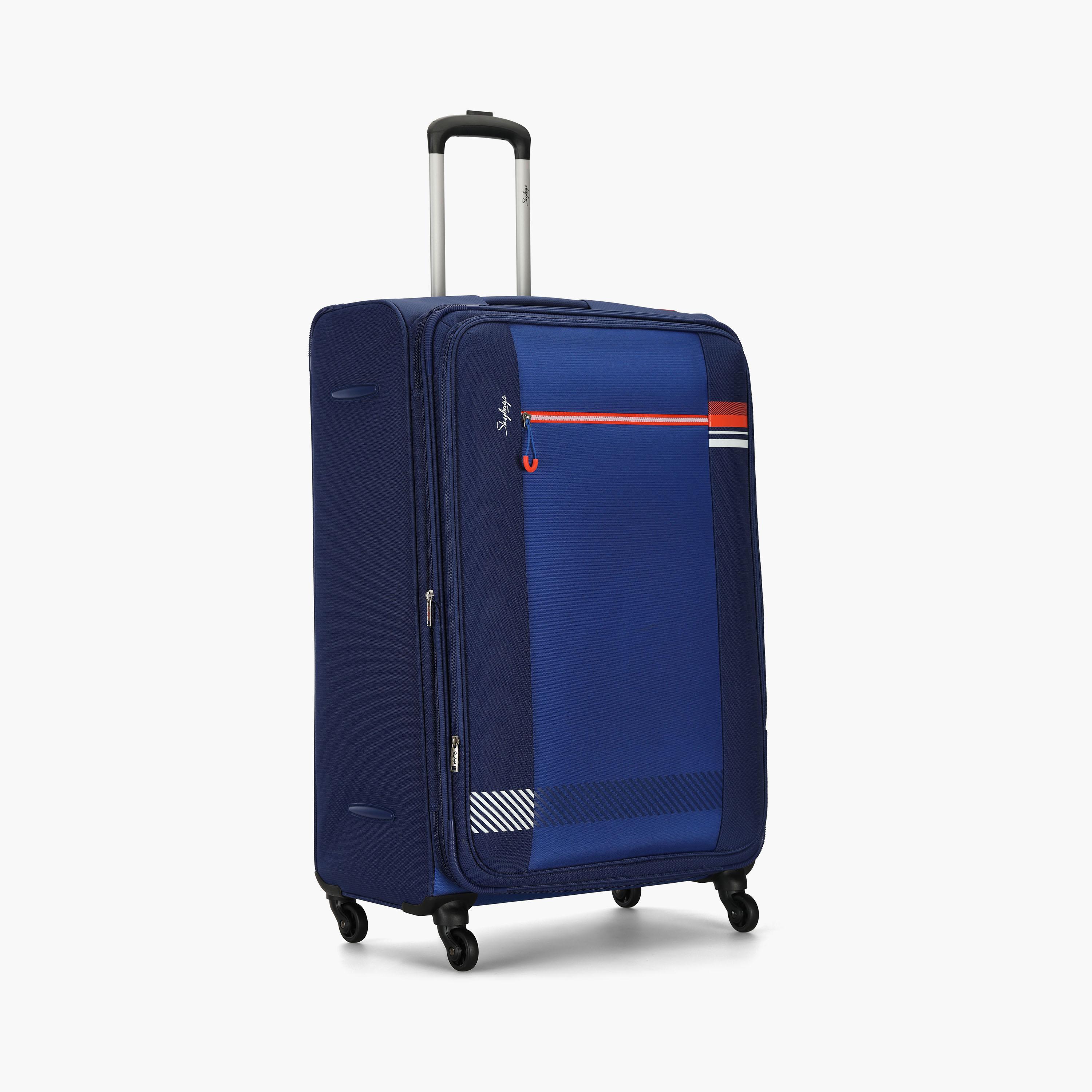  حقيبة تروللي من سكاي باغس 58 سم ذات سوفت كيس كولور بلوك بمقبض قابل للسحب-travel-luggagesandbags-luggage-image-3