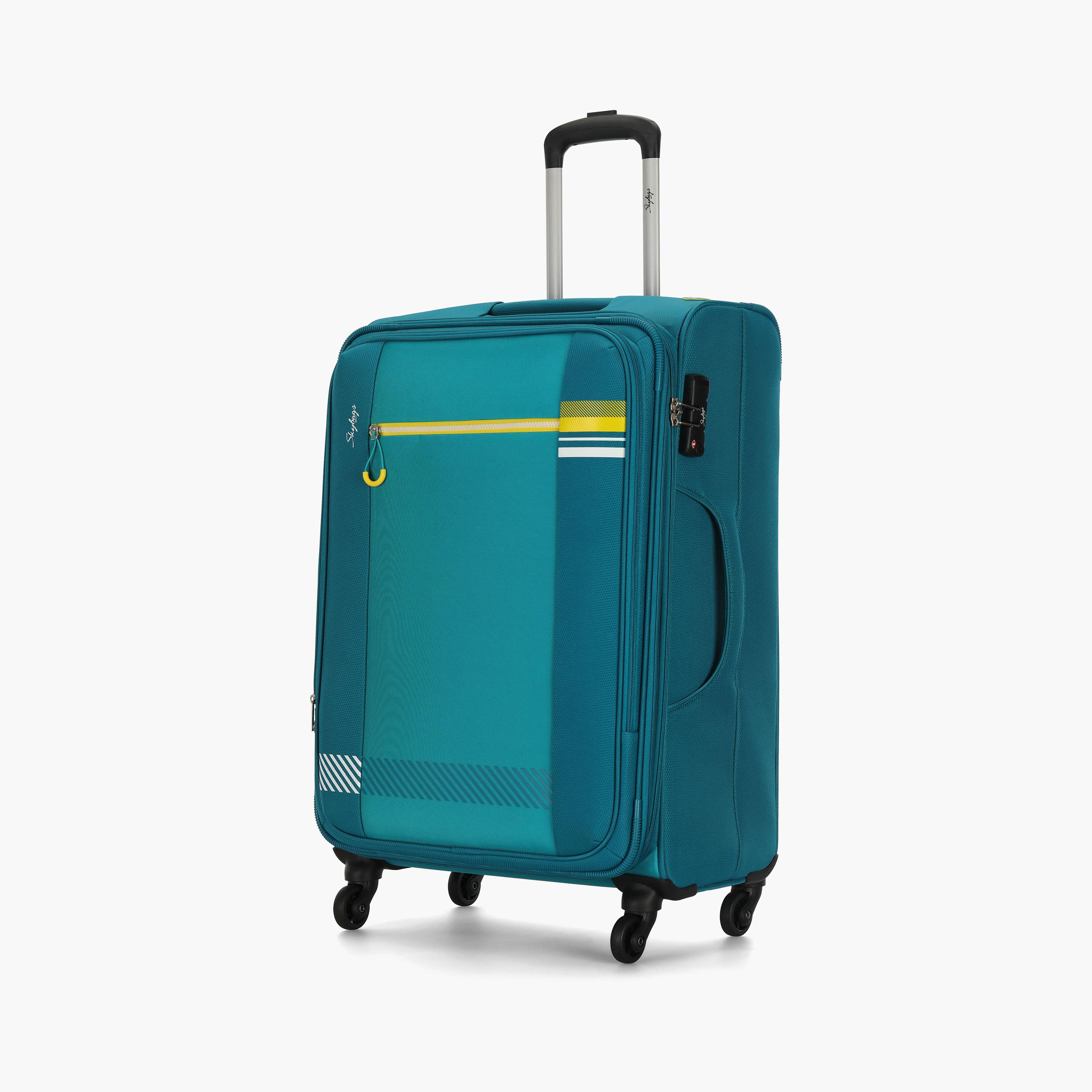 Skybags 58 CM Cabin Colour Block Softcase Trolley Bag with Retractable Handle-travel-luggagesandbags-luggage-image-2