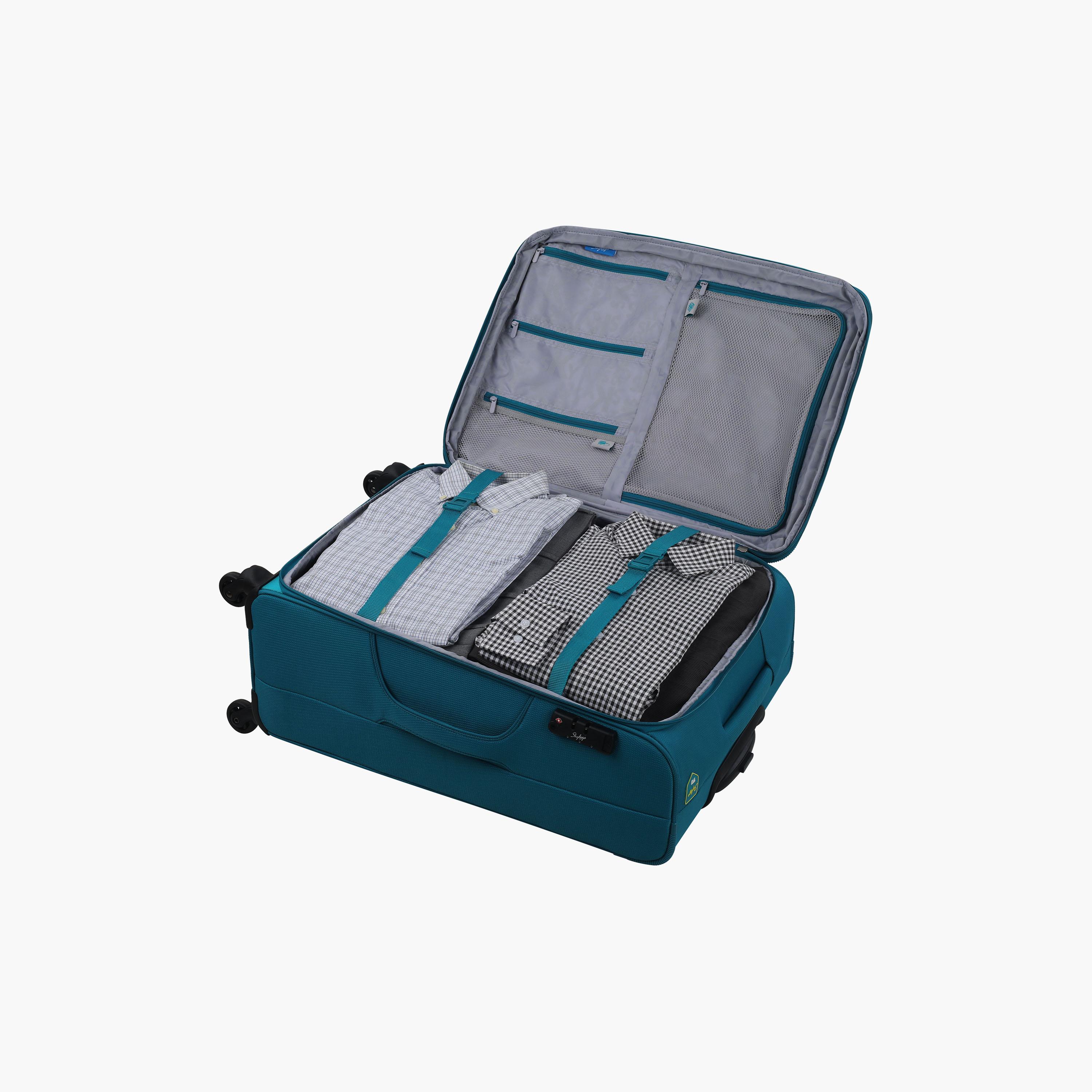 Skybags 58 CM Cabin Colour Block Softcase Trolley Bag with Retractable Handle-travel-luggagesandbags-luggage-image-4