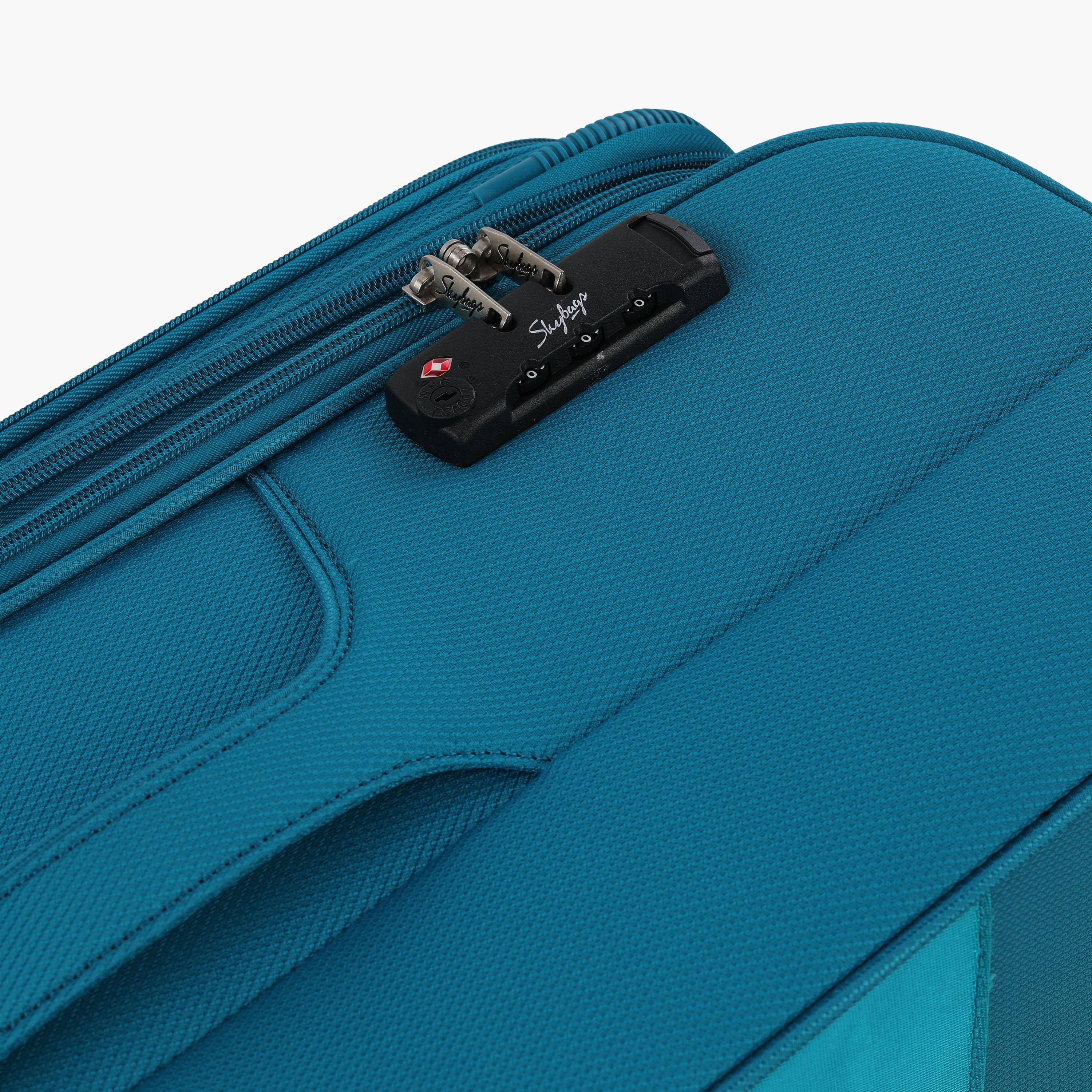  حقيبة تروللي من سكاي باغس 58 سم ذات سوفت كيس كولور بلوك بمقبض قابل للسحب-travel-luggagesandbags-luggage-image-6