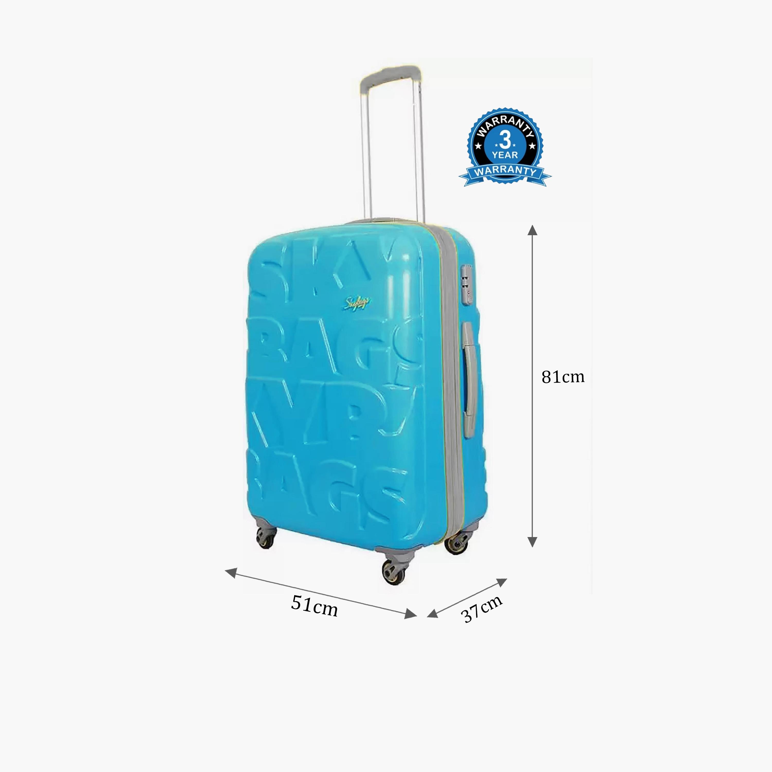  حقيبة تروللي من سكاي باغس 81 سم ذات صلبة مزخرفة بمقبض قابل للسحب-travel-luggagesandbags-luggage-image-2