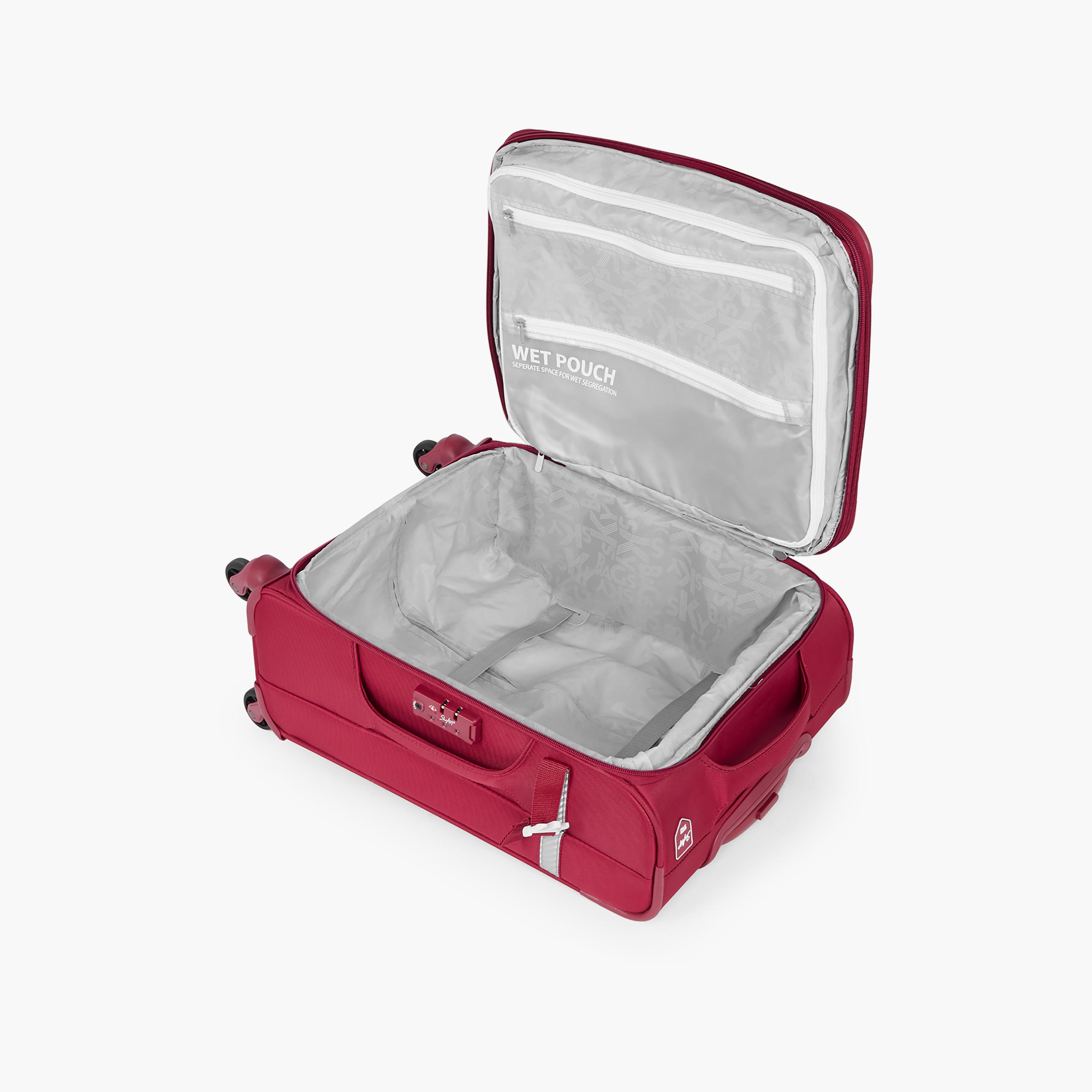 Skybags 58 CM Cabin Printed Softcase Trolley Bag with Retractable Handle-travel-luggagesandbags-luggage-image-6