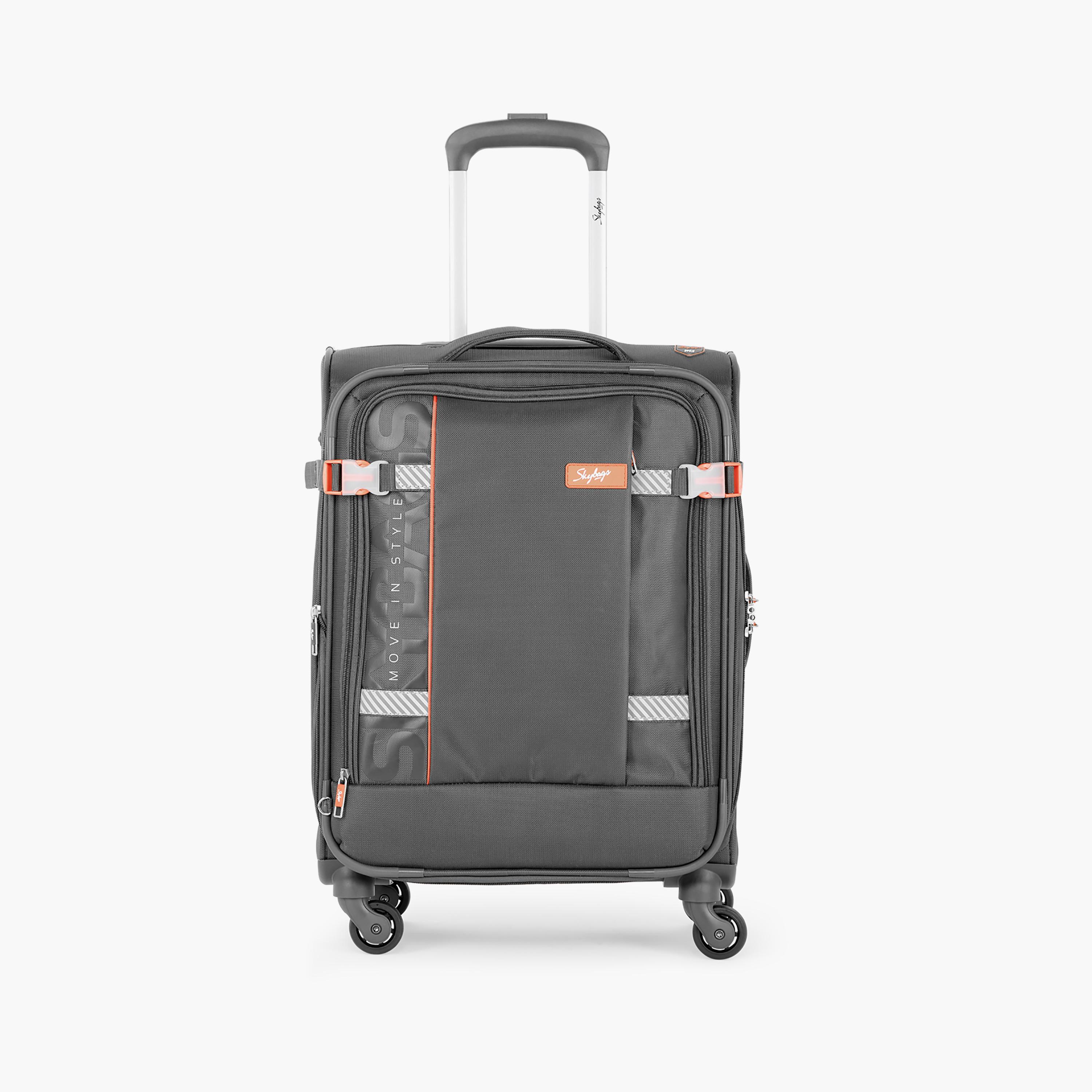  حقيبة تروللي من سكاي باغس 58 سم ذات سوفت کیس مطبوعة بمقبض قابل للسحب-travel-luggagesandbags-luggage-image-1