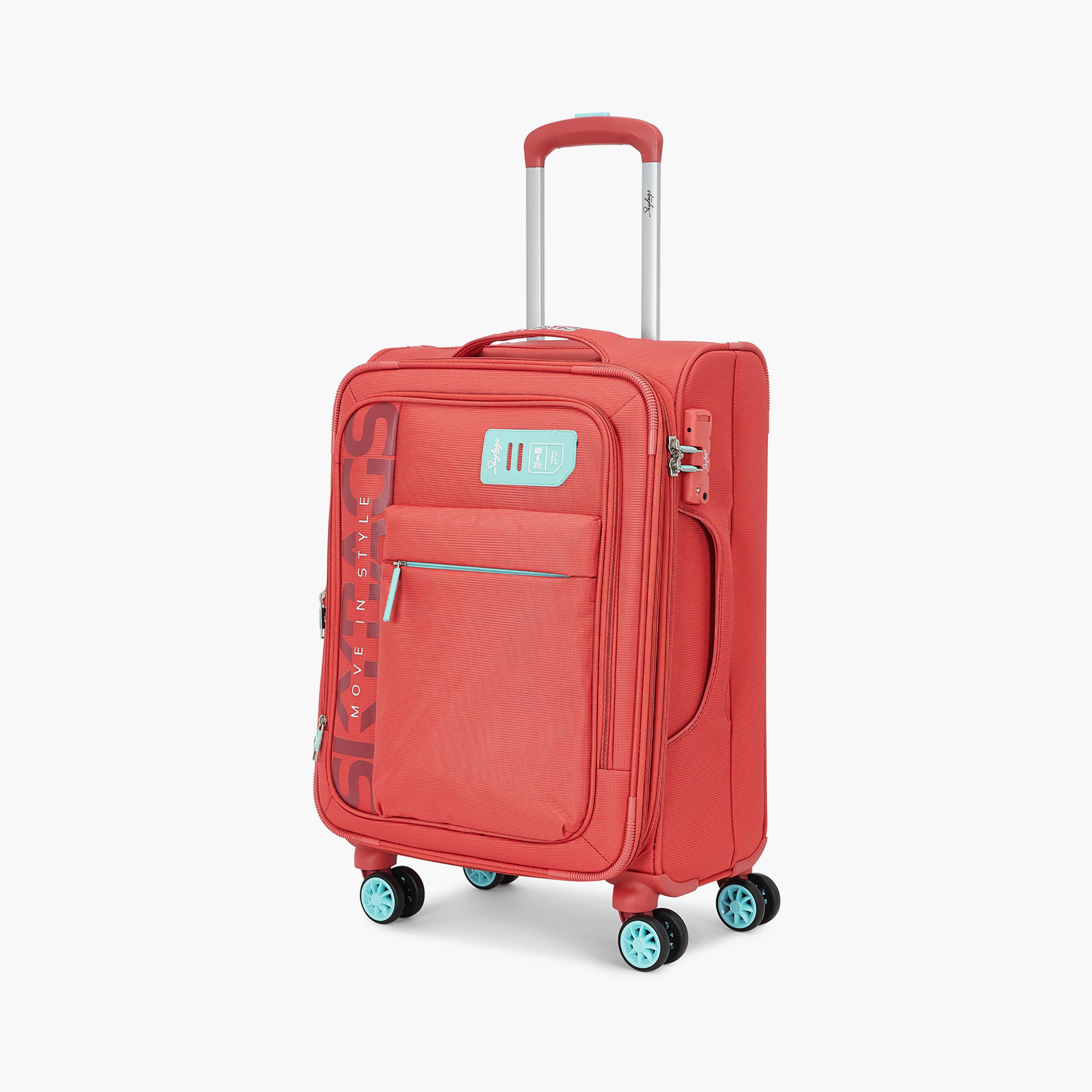 Skybags 59 CM Cabin Printed Softcase Trolley Bag with Retractable Handle-travel-luggagesandbags-luggage-image-3